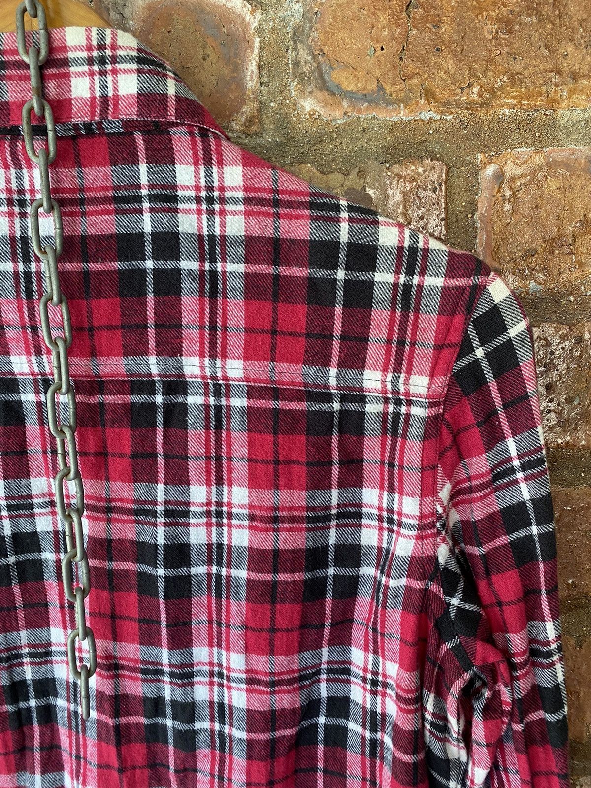 In The Attic × Japanese Brand × PPFM Iconic Red checked punk zipper Size US S / EU 44-46 / 1 - 12 Thumbnail
