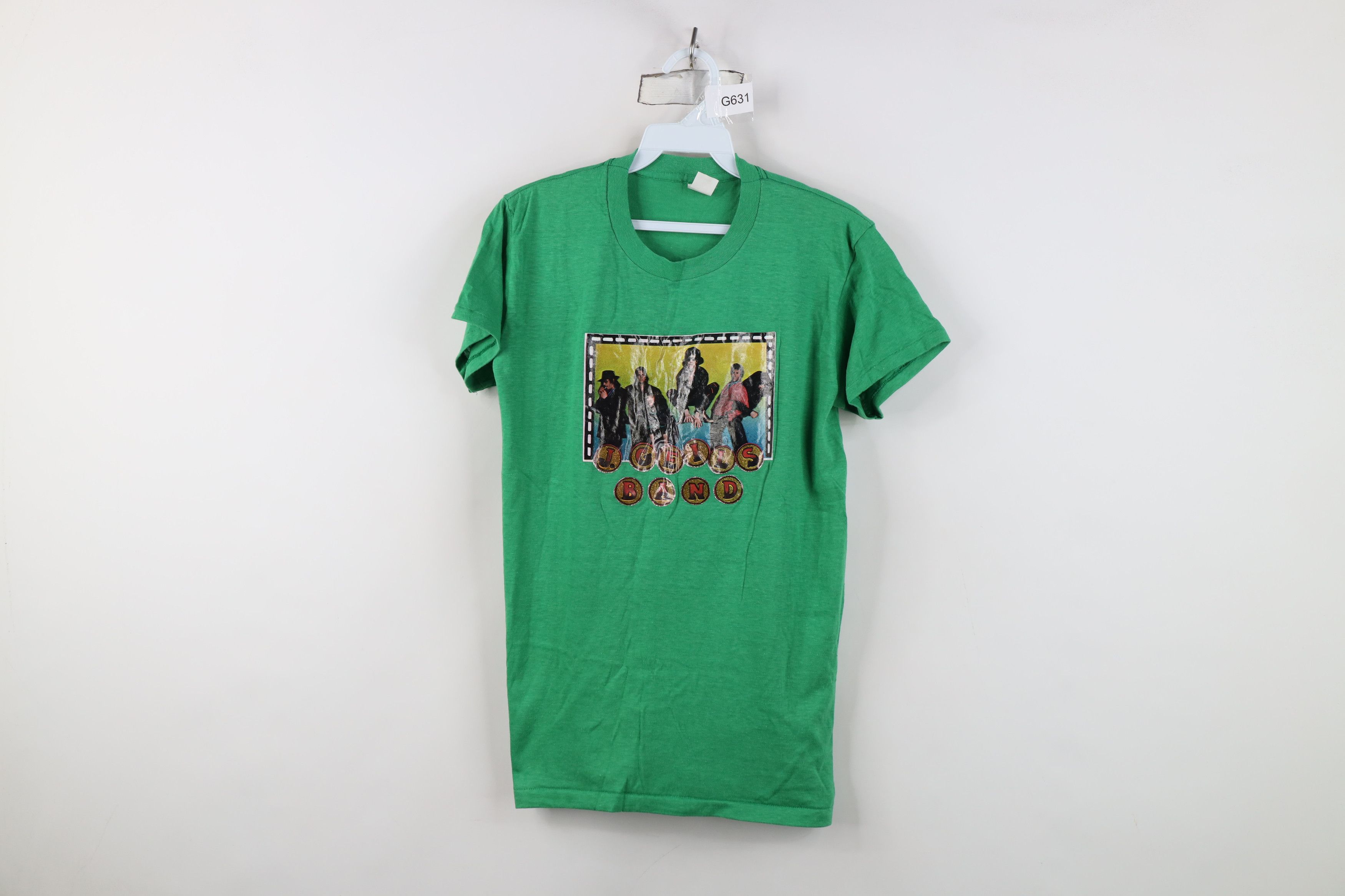 Vintage Vintage 70s 80s J Geils Band Short Sleeve T-Shirt Green USA Size US M / EU 48-50 / 2 - 1 Thumbnail