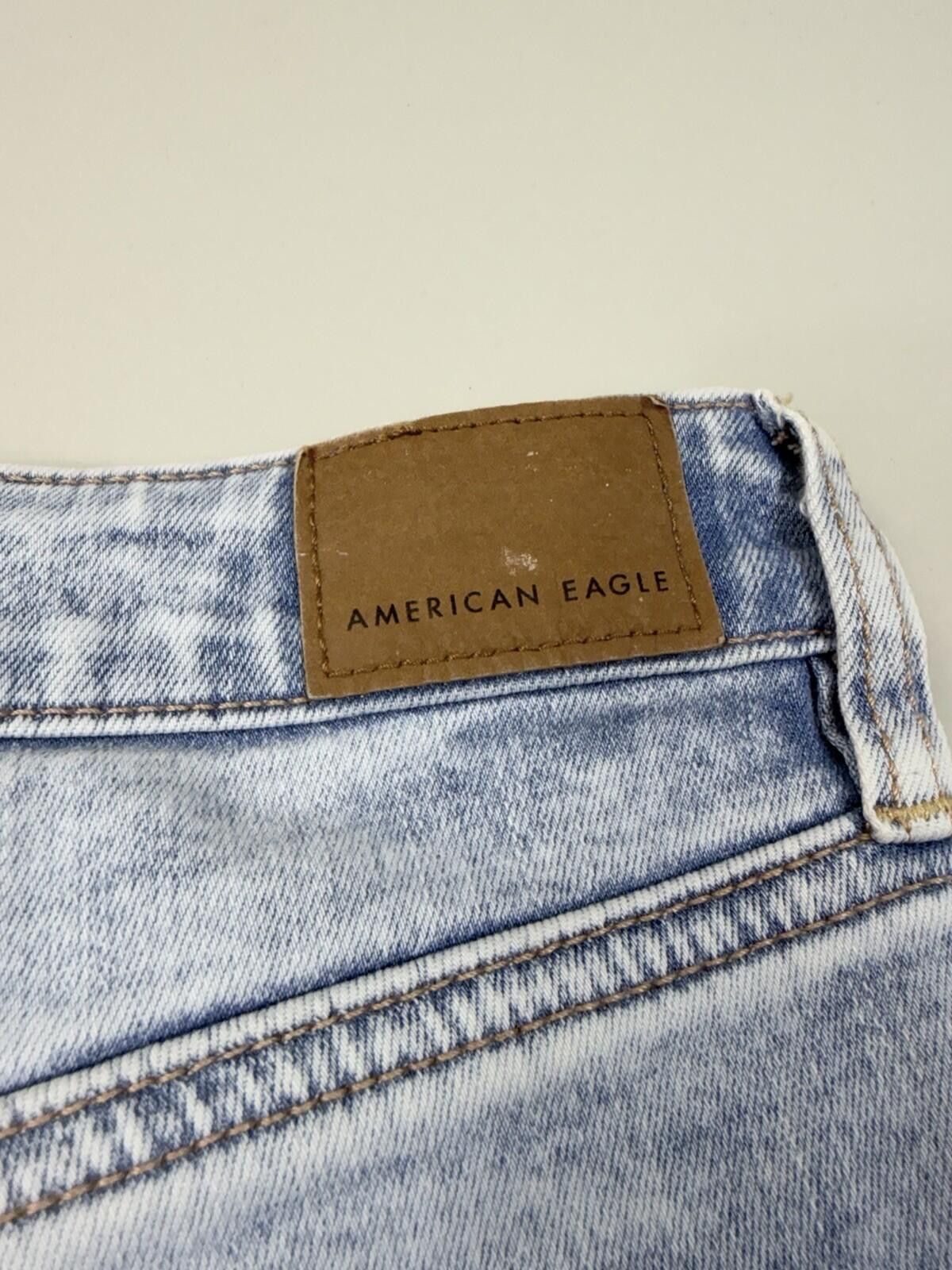 American Eagle Outfitters American Eagle Woman’s Light Wash Distressed Jeggings Size 6 Size 28" / US 6 / IT 42 - 9 Thumbnail