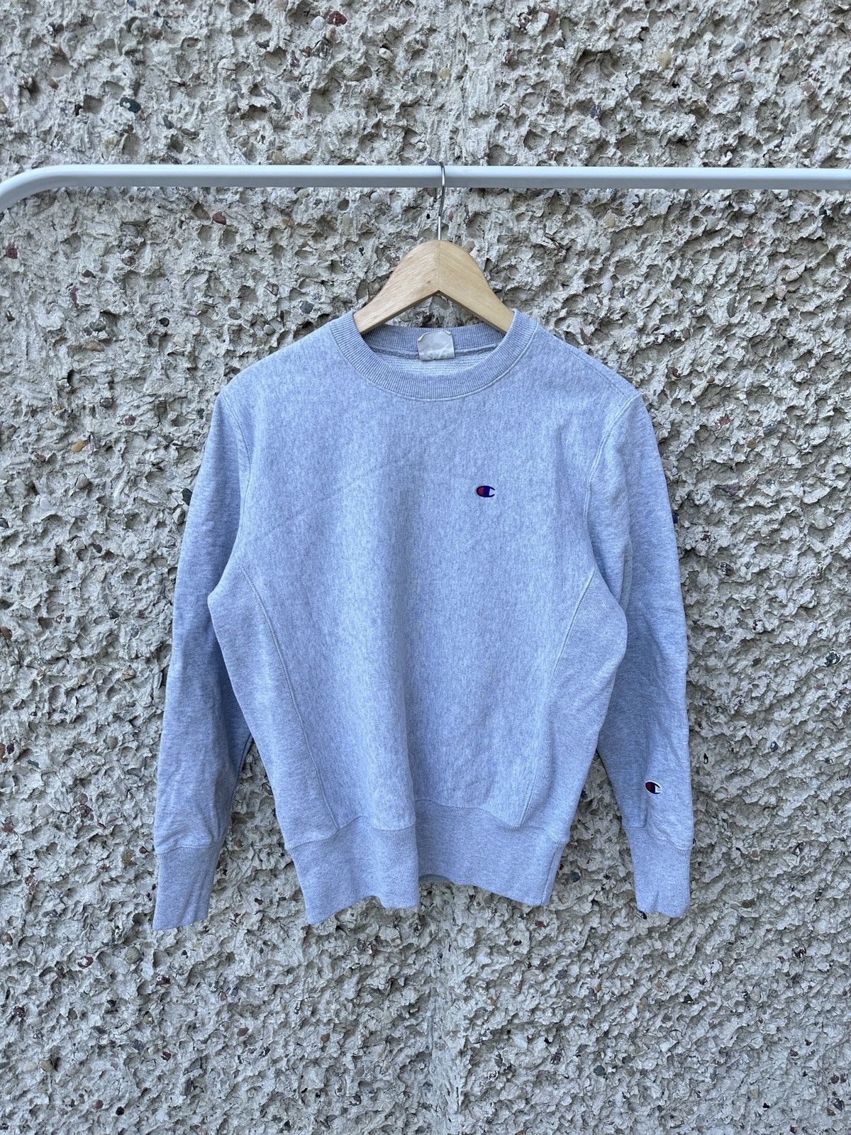 Champion × Vintage Vintage Champion reverse weave grey 90s crewneck Size US M / EU 48-50 / 2 - 1 Thumbnail