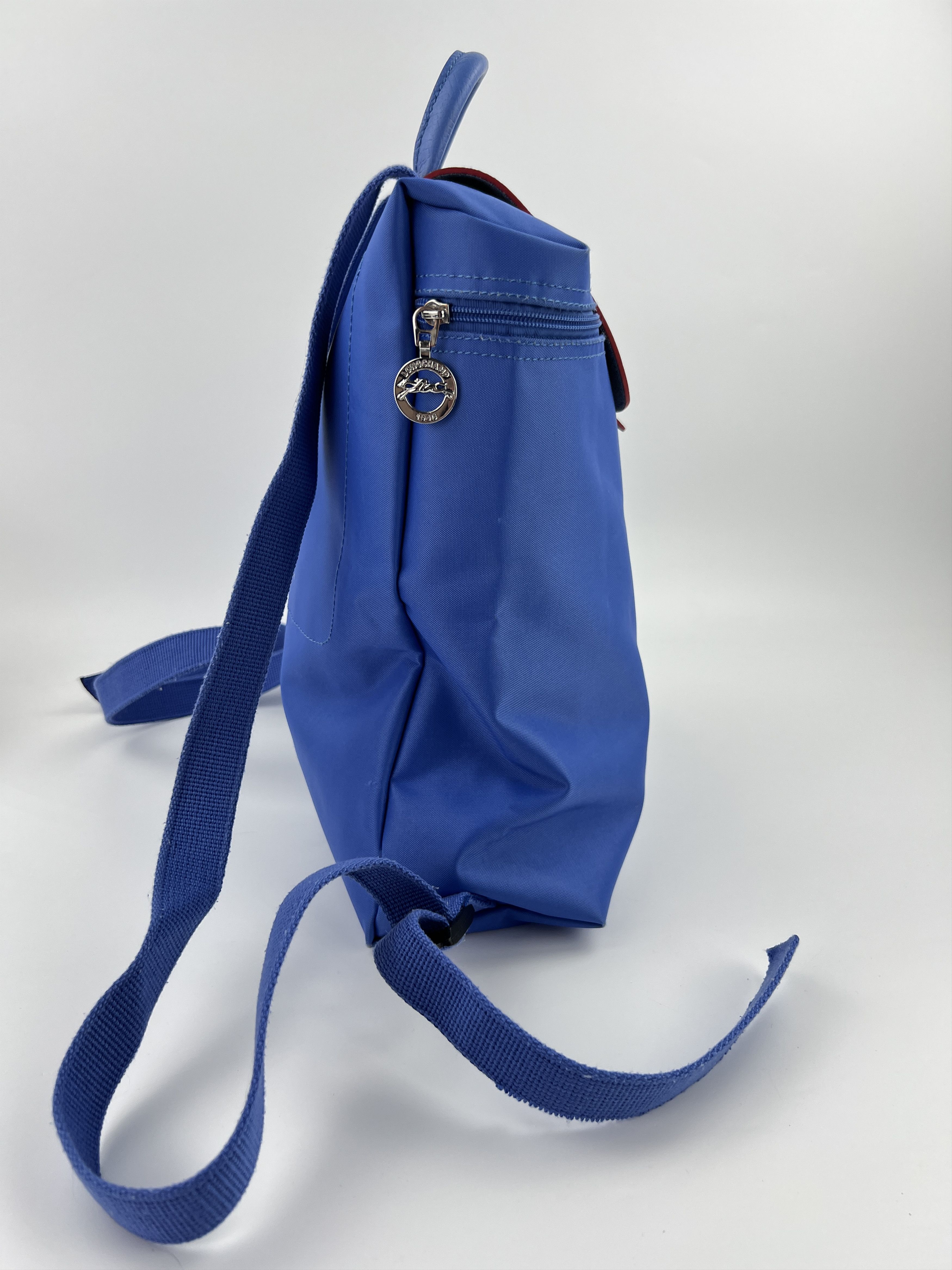 Longchamp Longchamp Le Pliage BackPack Blue Nylon Size ONE SIZE - 4 Thumbnail