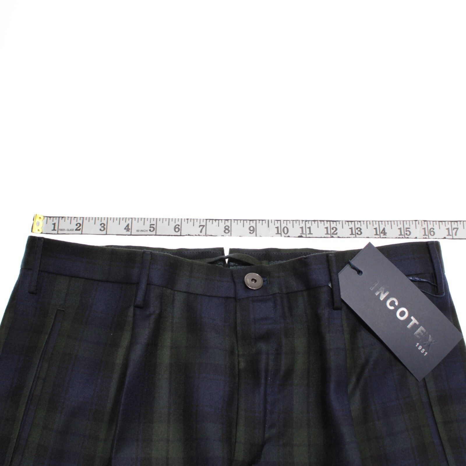 Incotex INCOTEX New with tags Dress Pants Size 32 US In Green Size US 32 / EU 48 - 8 Thumbnail