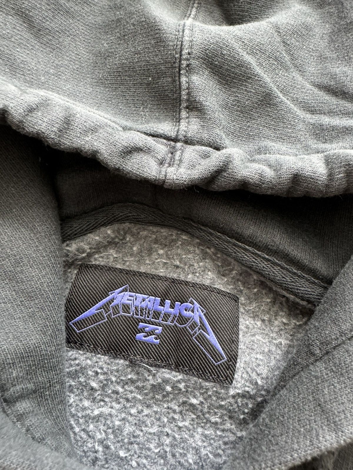 Billabong × Metallica × Vintage Crazy Y2K Metallica Billabong Skater Faded Black Hoodie Size US L / EU 52-54 / 3 - 5 Thumbnail