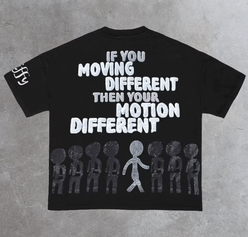 Japanese Brand Vintage Motion Different Graphic Size US XL / EU 56 / 4 - 4 Thumbnail