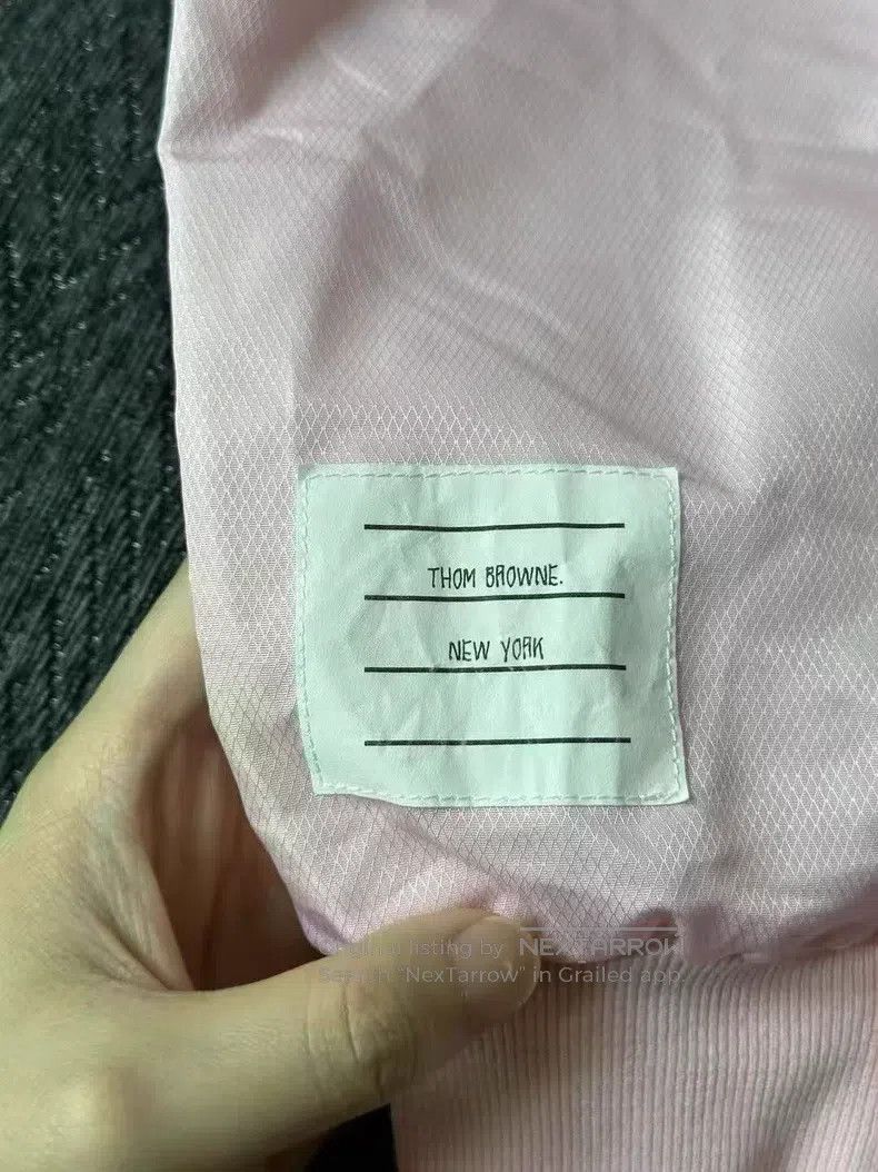 Thom Browne Thom Browne Pink Nylon Sweatpants Size 26" / US 2 / IT 38 - 4 Thumbnail