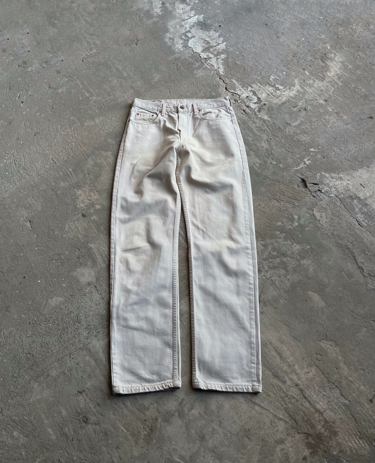 Levi's Levis 615 Orange Tab Vintage USA 90s y2k Washed Denim Jeans Size US 32 / EU 48 - 2 Thumbnail