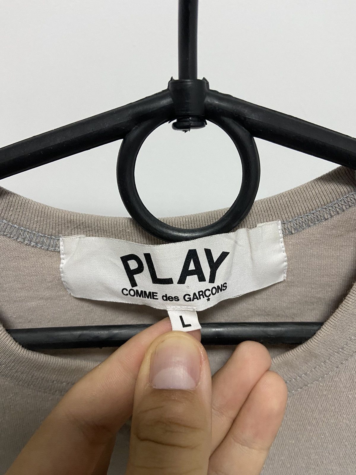 Comme des Garcons PLAY Play Come Des Garcons Vintage T Shirt Small Logo Heart Size US L / EU 52-54 / 3 - 5 Thumbnail