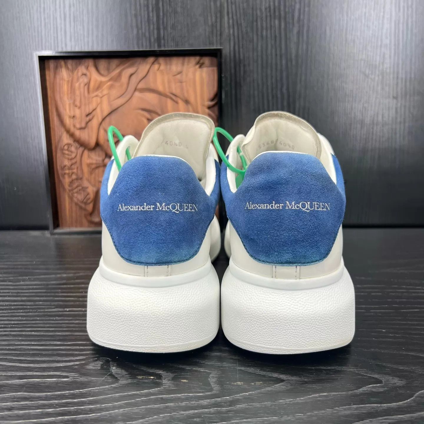 Visvim Alexander McQueen Blue Tail Suede Sneakers 40.5 Size US 7.5 / EU 40-41 - 7 Thumbnail
