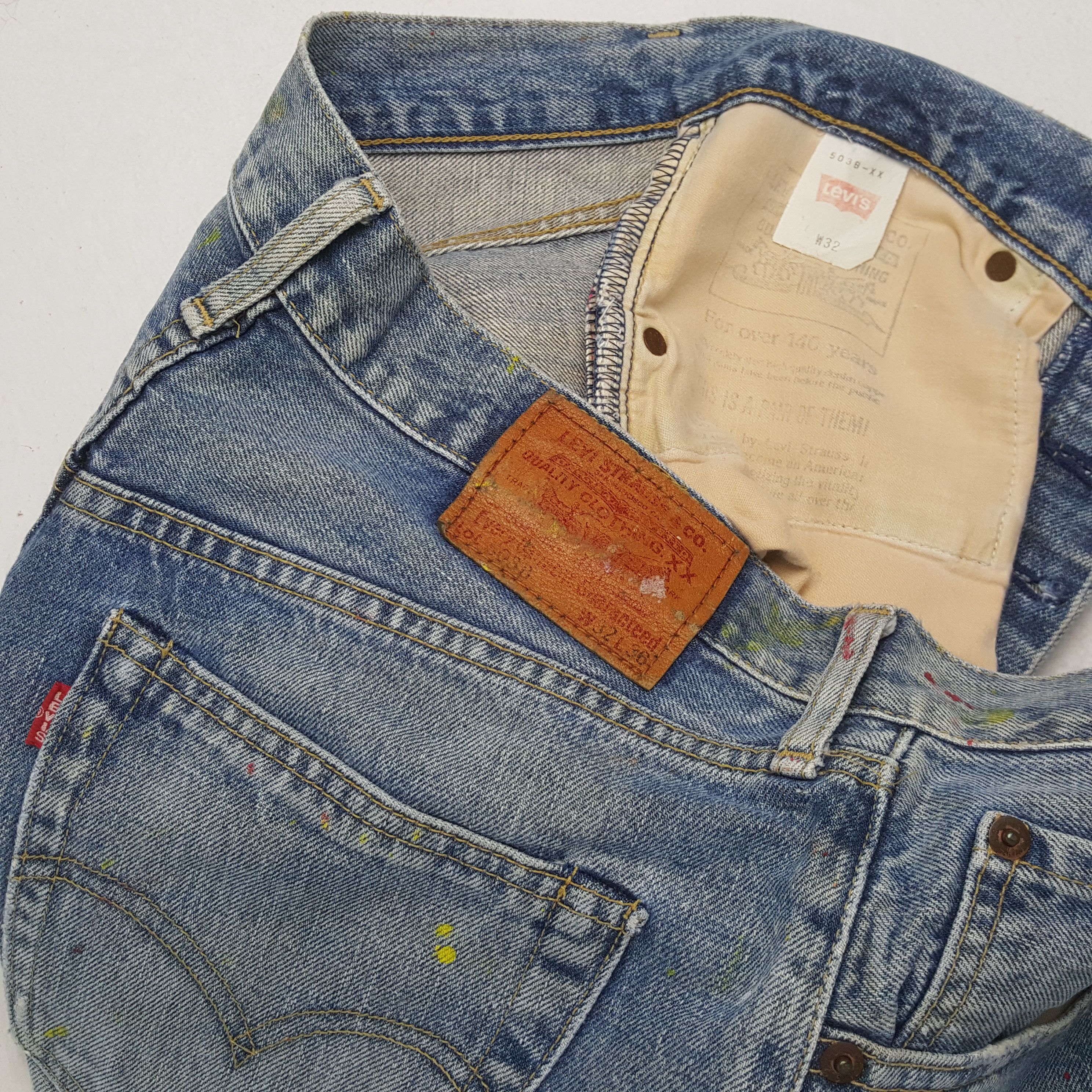 Levi's × Vintage LEVI'S Selvedge Streetwear Style Distressed Jeans Size US 31 - 15 Thumbnail