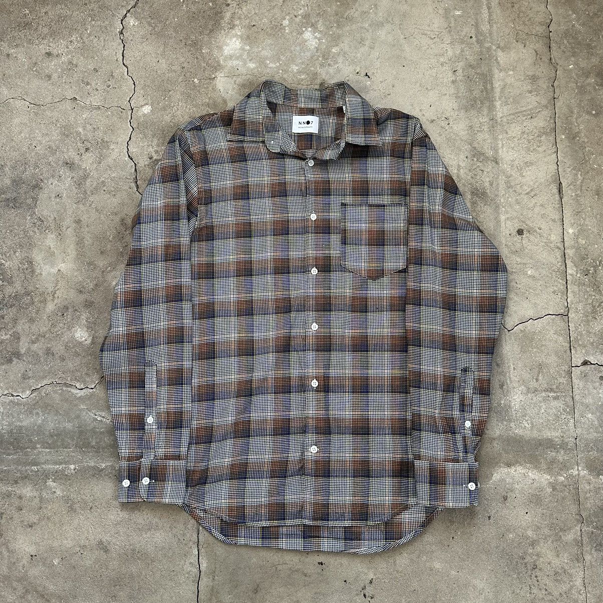 NN07 Nno7 no nationality loose check Shirt Size US S / EU 44-46 / 1 - 1 Thumbnail