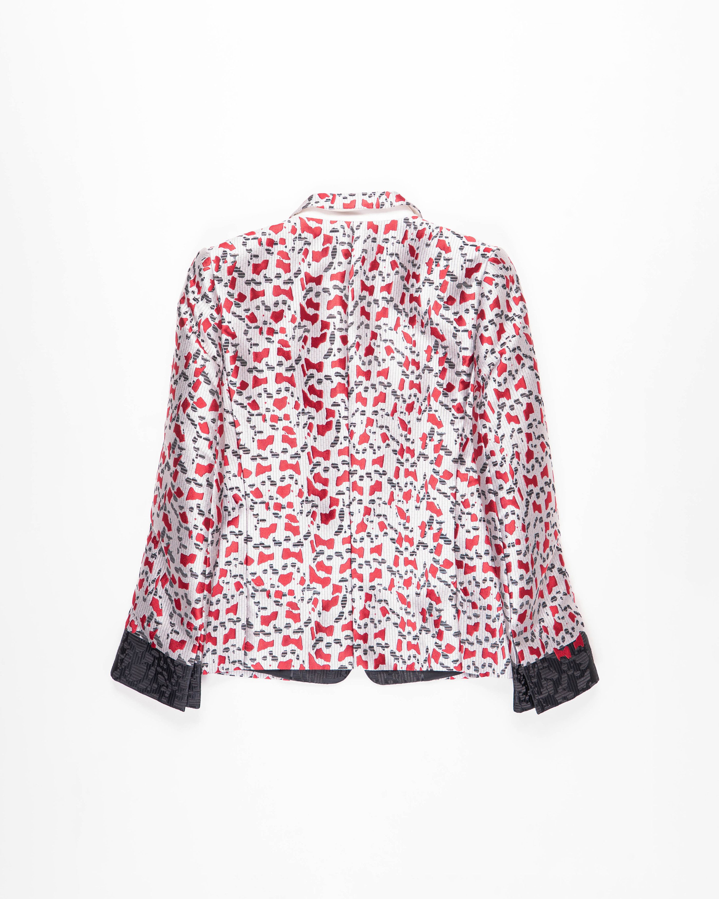 Haider Ackermann FW19 Marvel Blood Silk Blazer Size XS / US 0-2 / IT 36-38 - 2 Thumbnail