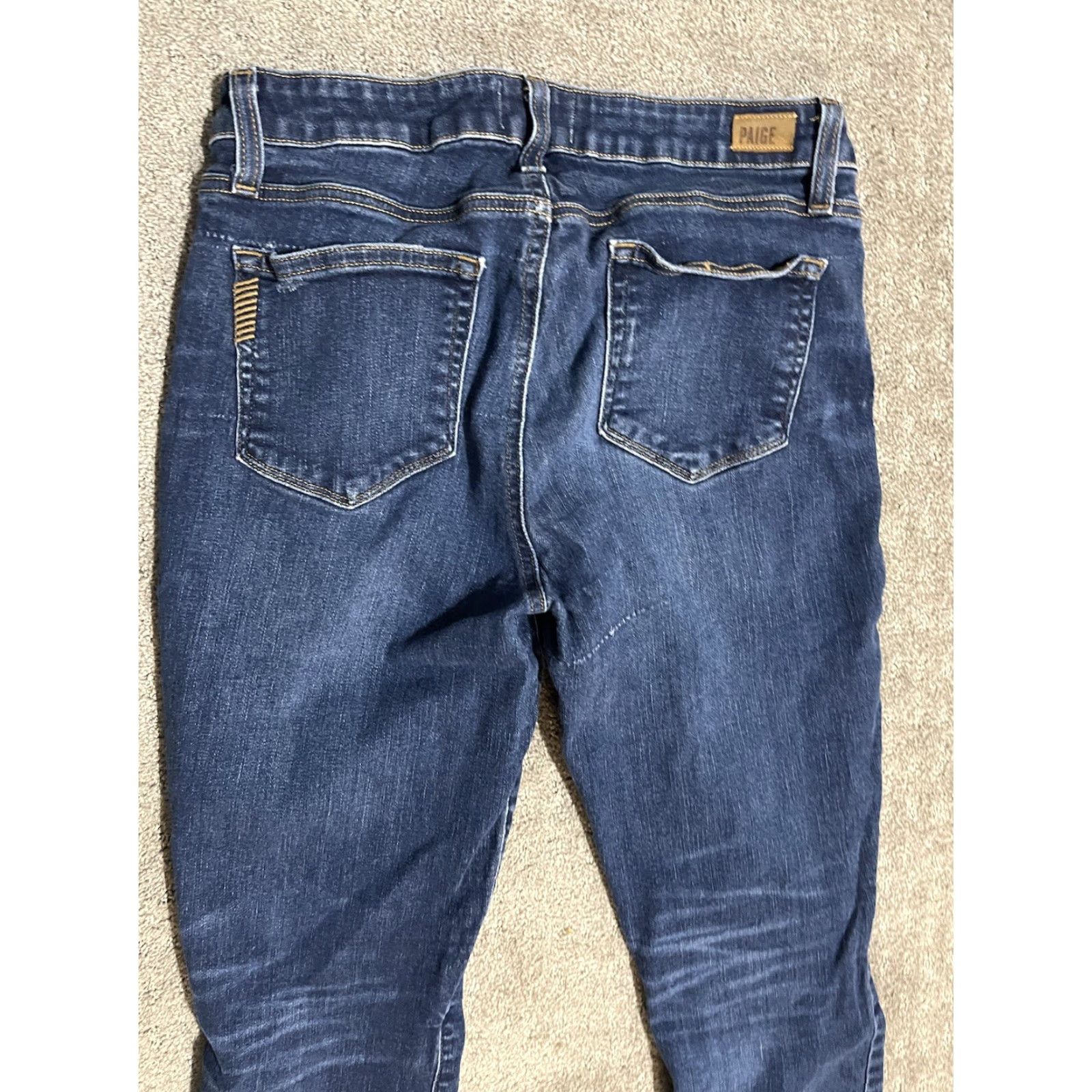 Paige PAIGE Verdugo Crop Jeans Dark Wash Skinny Size 29 Womens Size 29" - 2 Thumbnail