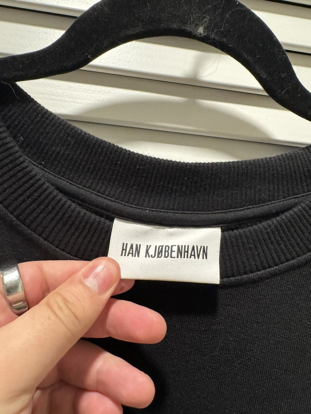 Han Kjobenhavn Black Printed Sweatshirt Size US XL / EU 56 / 4 - 2 Thumbnail
