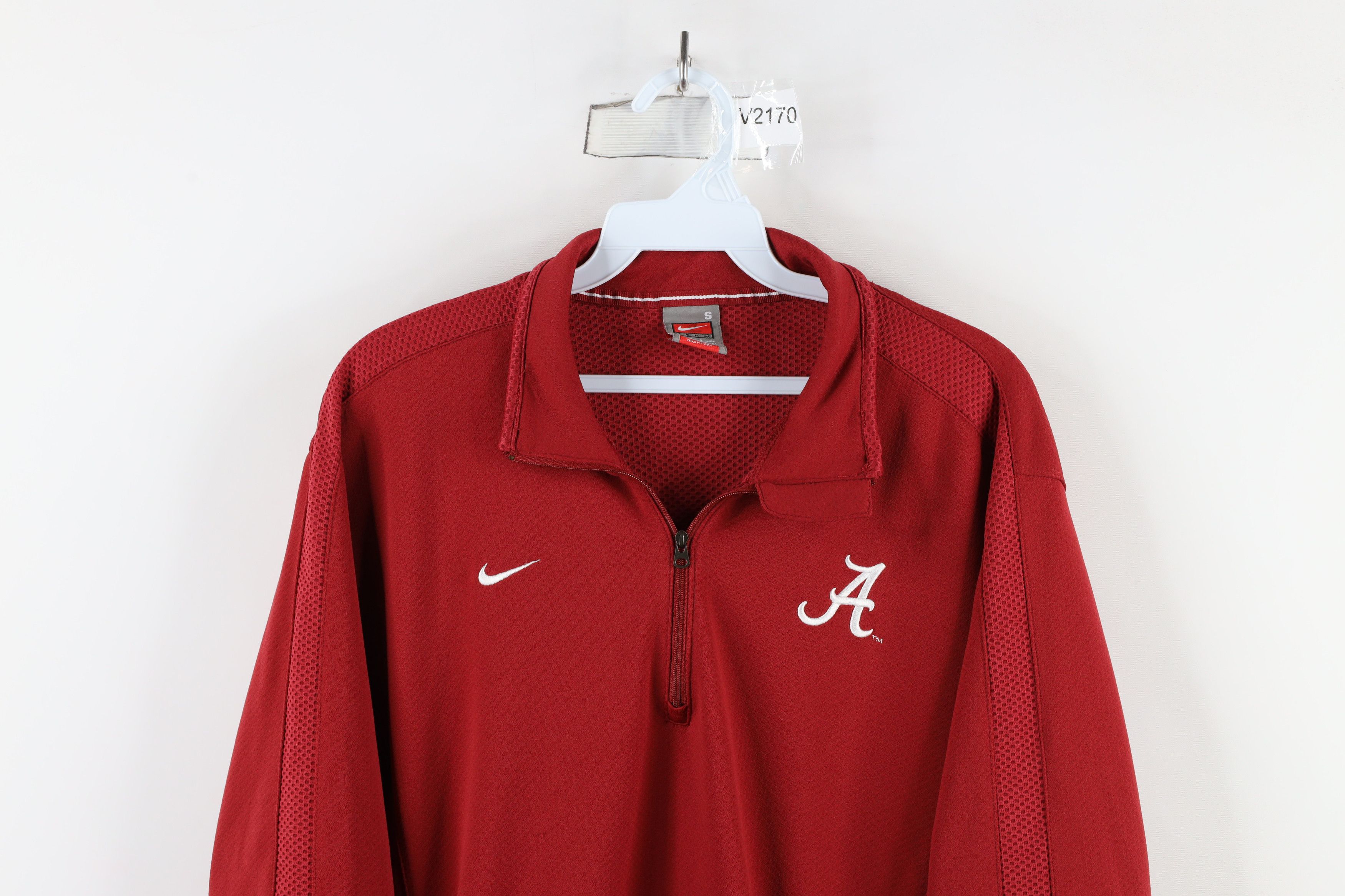 Nike × Vintage Vintage Nike University of Alabama Half Zip Pullover Jacket Size US S / EU 44-46 / 1 - 2 Thumbnail
