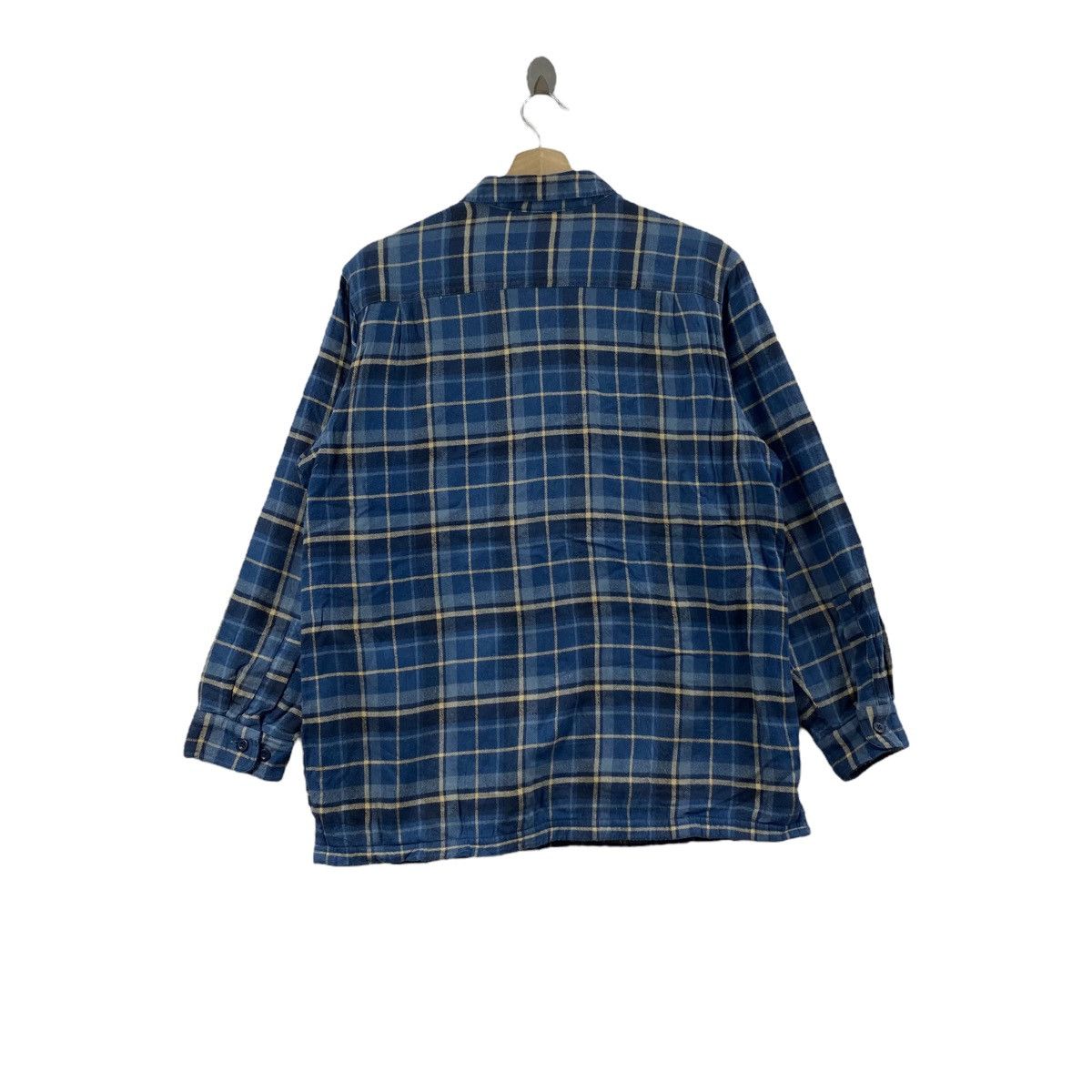 L.L. Bean LL BEAN USA Check Tartan Button Up Long Sleeve Casual Blue Size US XL / EU 56 / 4 - 3 Thumbnail