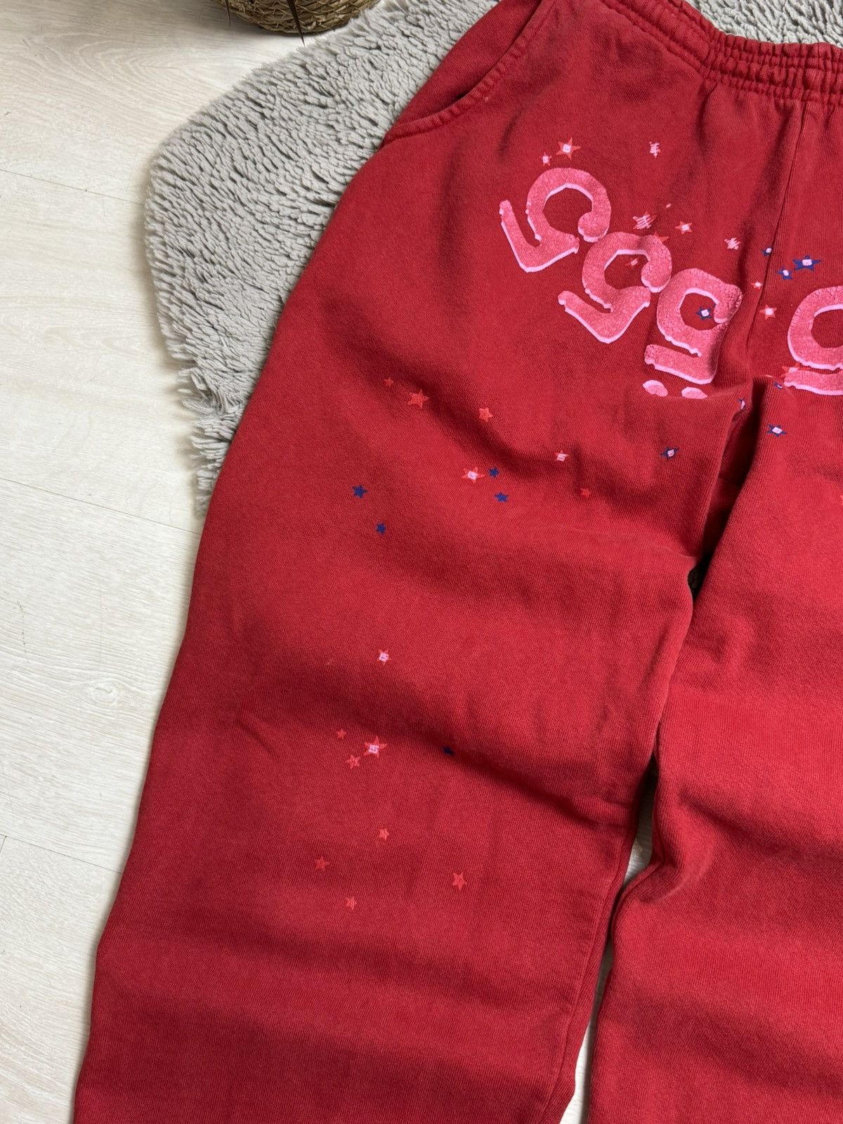 Sp5der Spider Worldwide 555 Baggy Pants Joggers Drill Swag Y2K Size US 38 / EU 54 - 3 Thumbnail