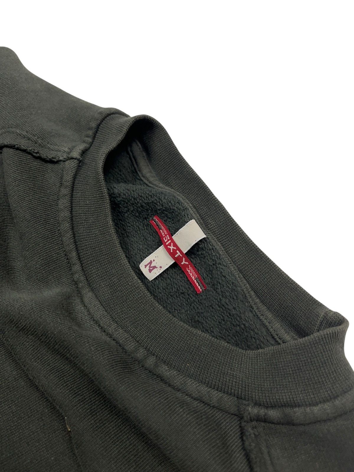 Japanese Brand × Vintage Vintage 90s Miss Sixty Khaki Military Style Sweatshirt Size US M / EU 48-50 / 2 - 7 Thumbnail