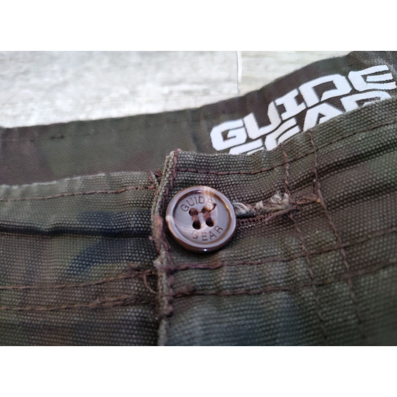 Vintage Guide Gear Cargo Pants Mens 34x28 Green Camo Tactical Hunting Outdoor Cotton Size US 34 / EU 50 - 6 Thumbnail