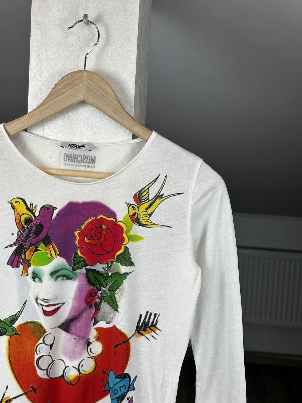 Moschino Cheap & Chic Moschino Pop Art Top Long Sleeve Size M / US 6-8 / IT 42-44 - 3 Thumbnail