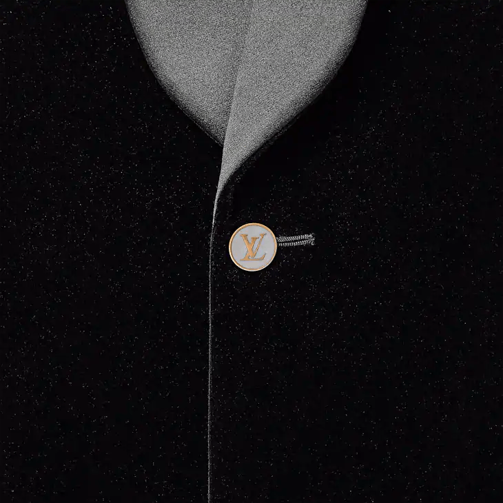 Louis Vuitton Single-Breasted Velvet Tuxedo Jacket Size 52L - 3 Thumbnail