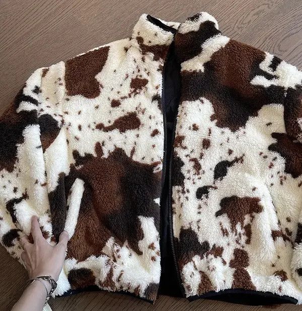 Japanese Brand Vintage Hip Hop y2k Fluffy Wool Reversible Jacket Coat Size US XXL / EU 58 / 5 - 7 Thumbnail