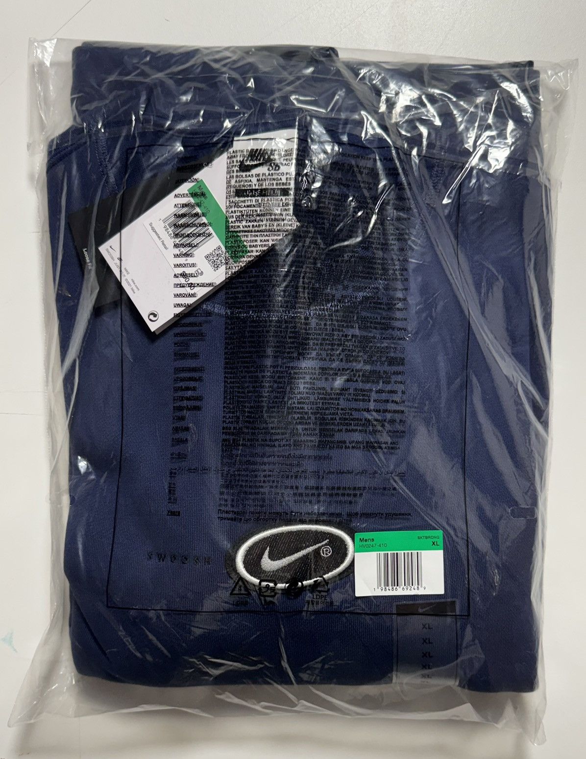 Nike SB Nike SB x Eric Koston - Fleece Skate Crew Midnight Navy Size US XL / EU 56 / 4 - 3 Thumbnail