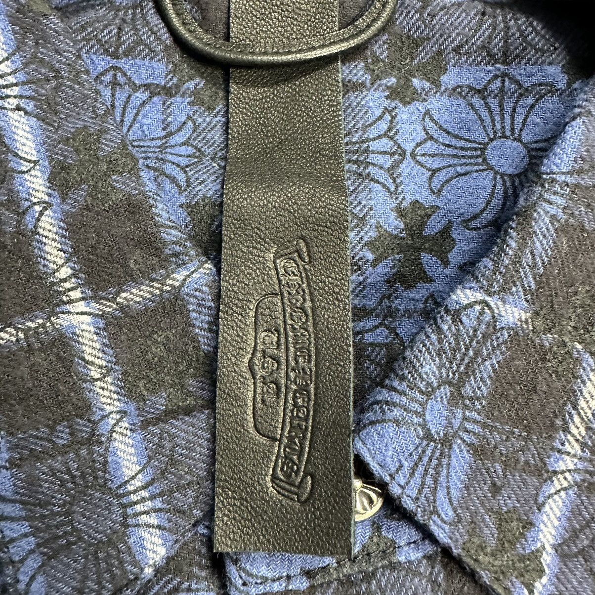 Chrome Hearts Chrome Hearts Cross Print Silver Button Shirt Size US M / EU 48-50 / 2 - 7 Thumbnail
