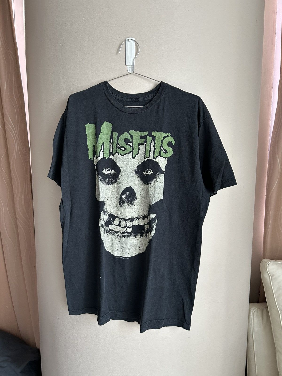 00s Vintage Misfits Danzig Band T Shirt Thrashed Fader