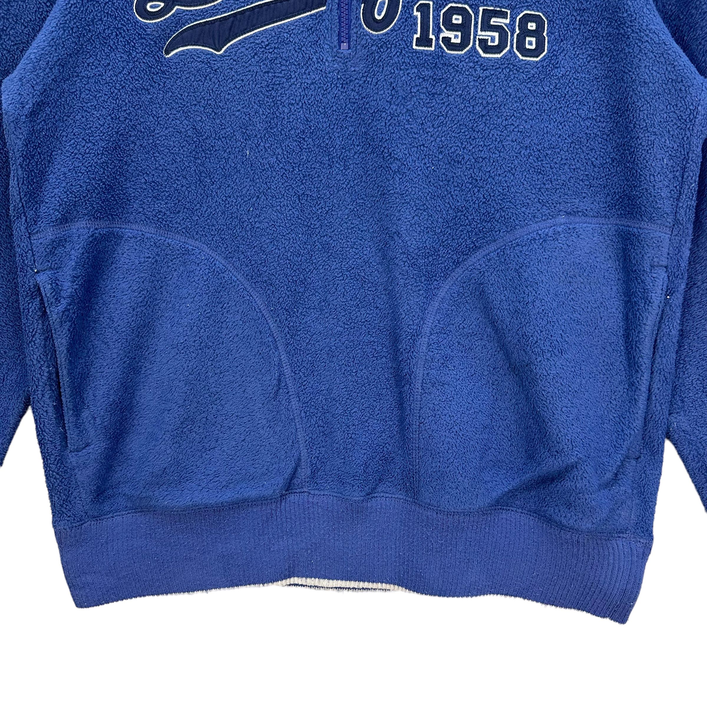 MLB LA DODGERS BIG LOGO HALF ZIP FLEECE #7807-177 Size US L / EU 52-54 / 3 - 3 Thumbnail