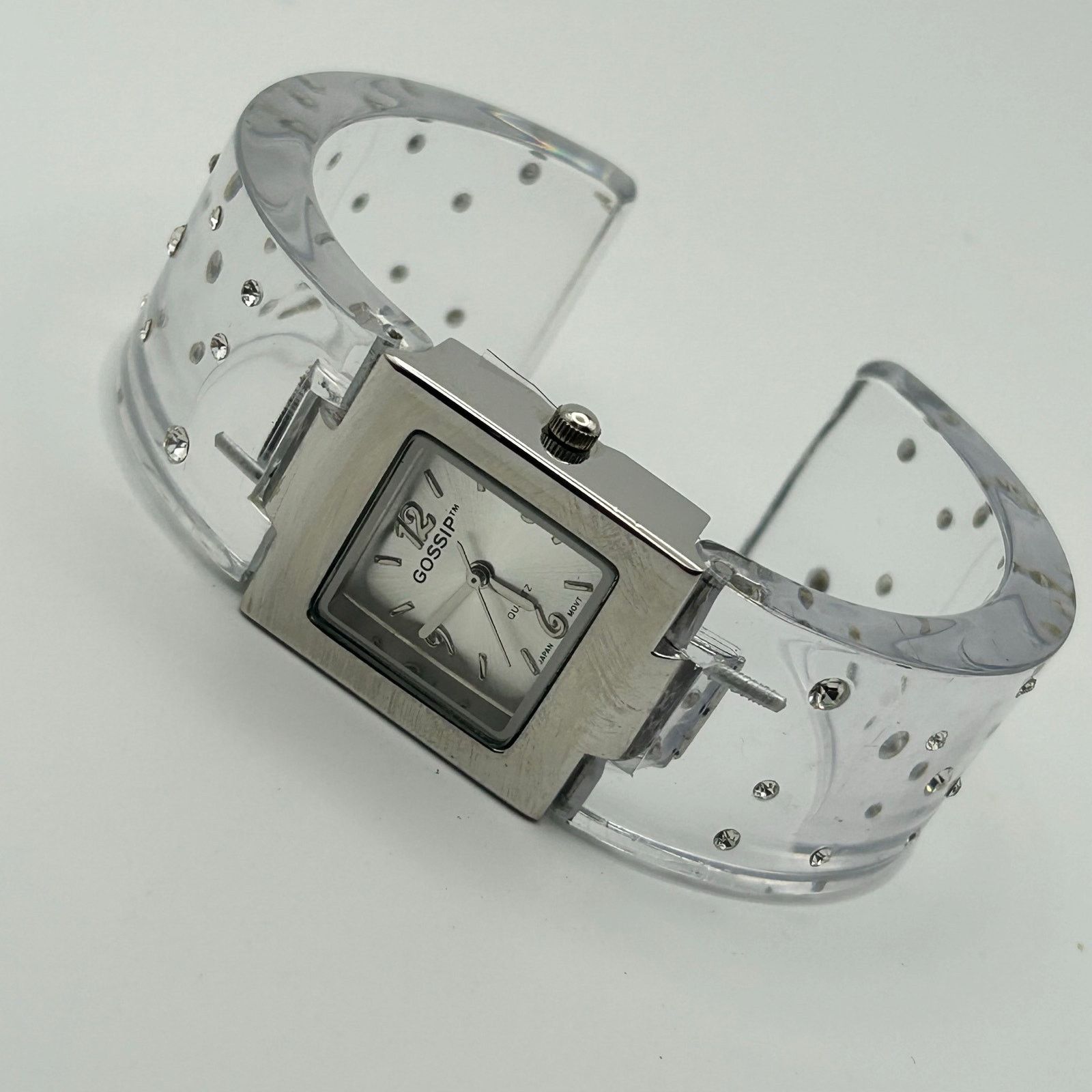 Other Gossip Women's Cuff Watch with Clear Acrylic Band Size ONE SIZE - 4 Thumbnail
