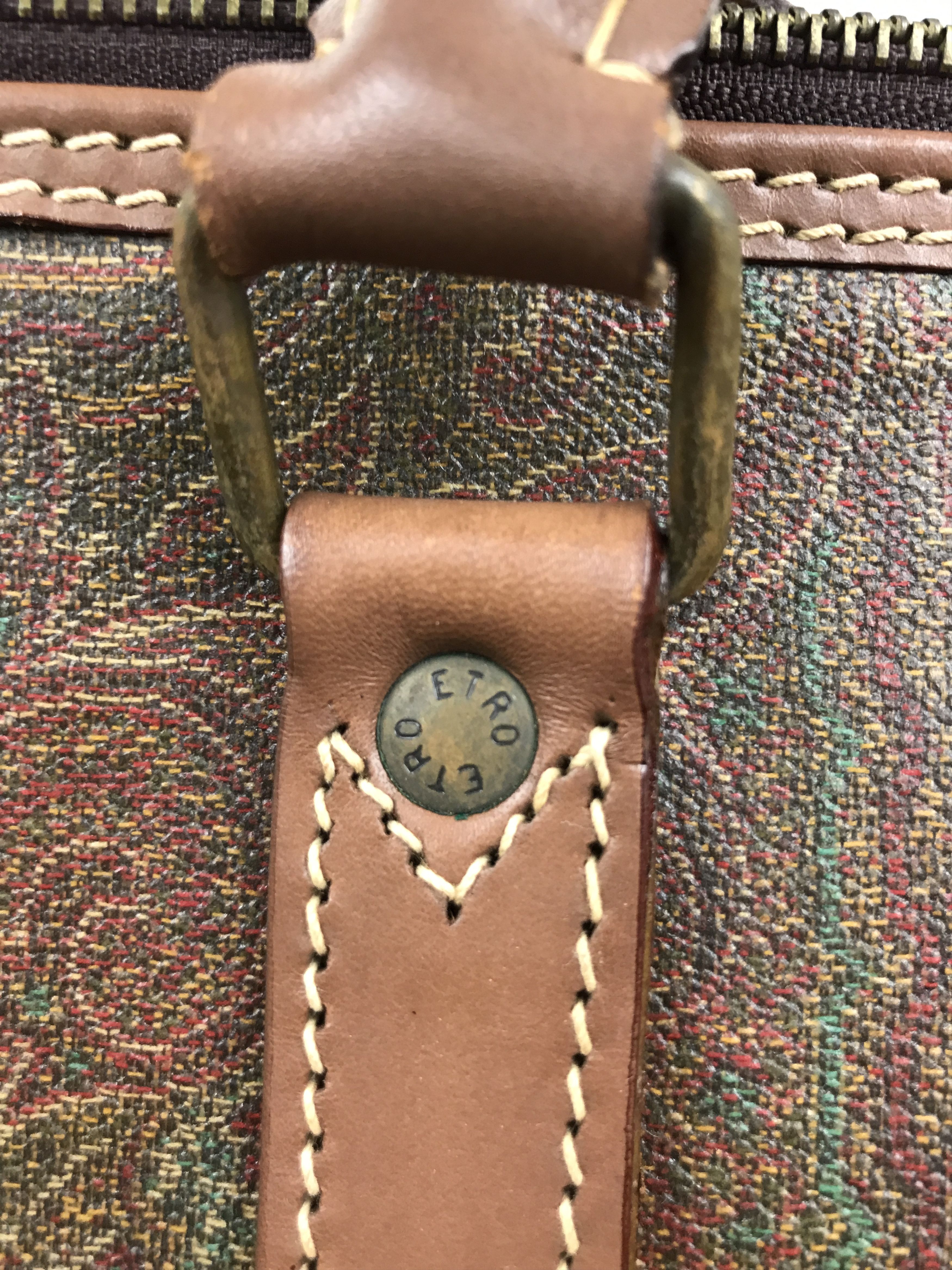 Etro Vintage Etro Paisley Travel Bag With Shoulder Strap Size ONE SIZE - 16 Thumbnail