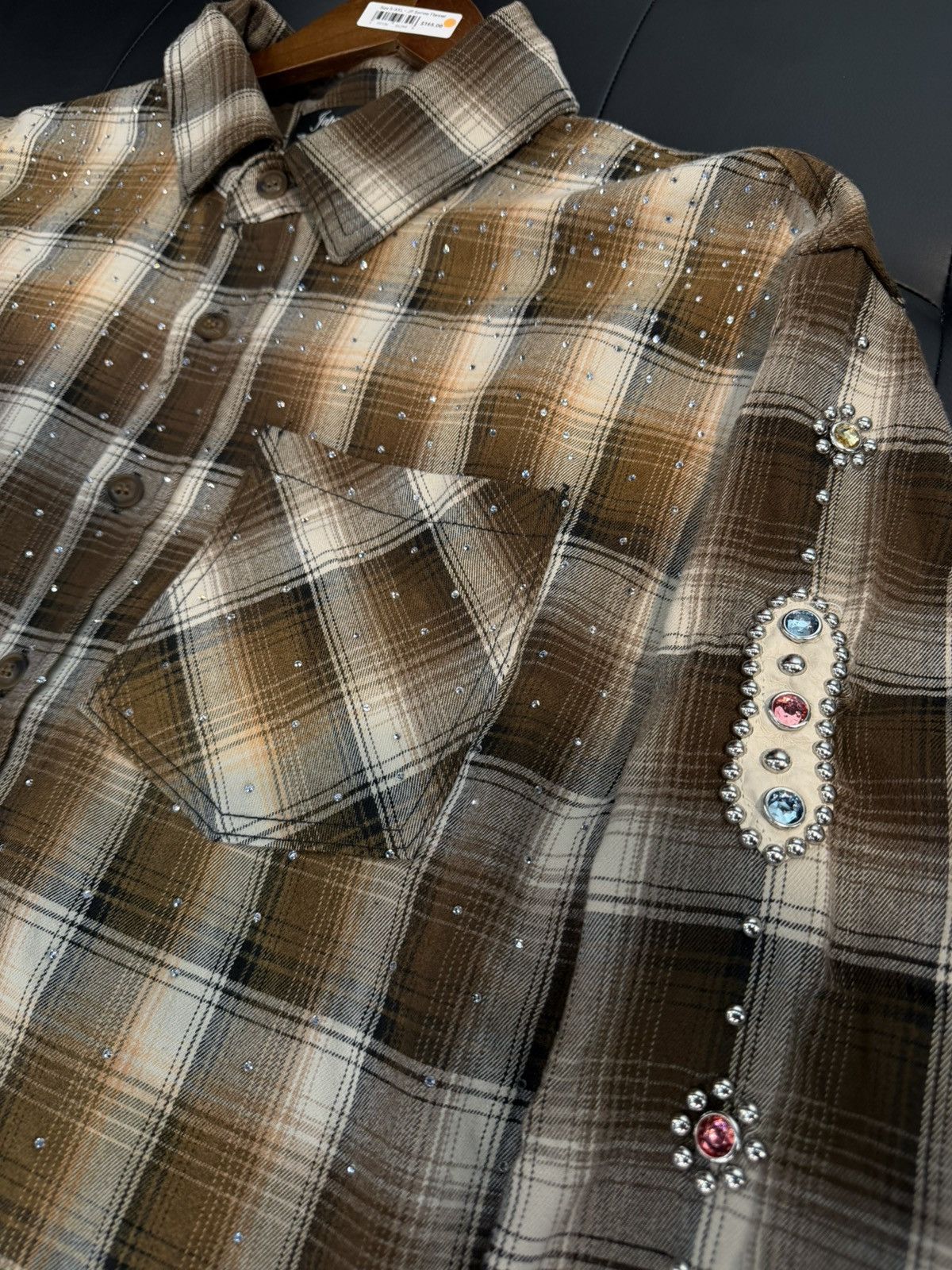 Other Size M - JP Sorrow Rhinestone Flannel Brown Size US M / EU 48-50 / 2 - 6 Thumbnail