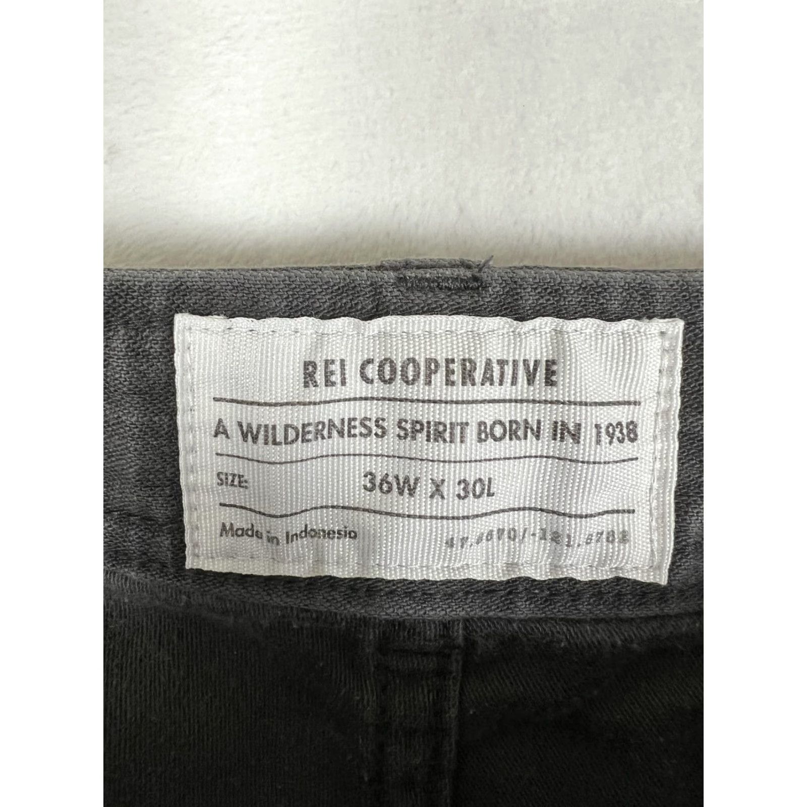 Doublet REI Cooperative Pants Mens 36x30 Gray Jogger Elastic Cuff Double Knee Size US 36 / EU 52 - 2 Thumbnail