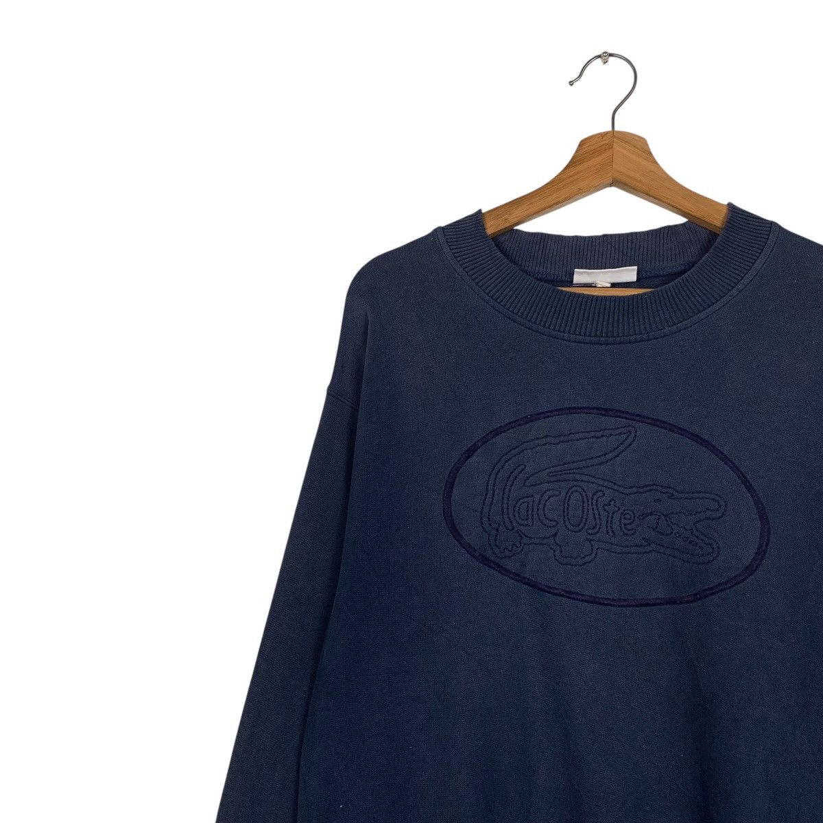 Lacoste Vintage Lacoste Big Logo Crewneck Sweatshirt Size US M / EU 48-50 / 2 - 4 Thumbnail