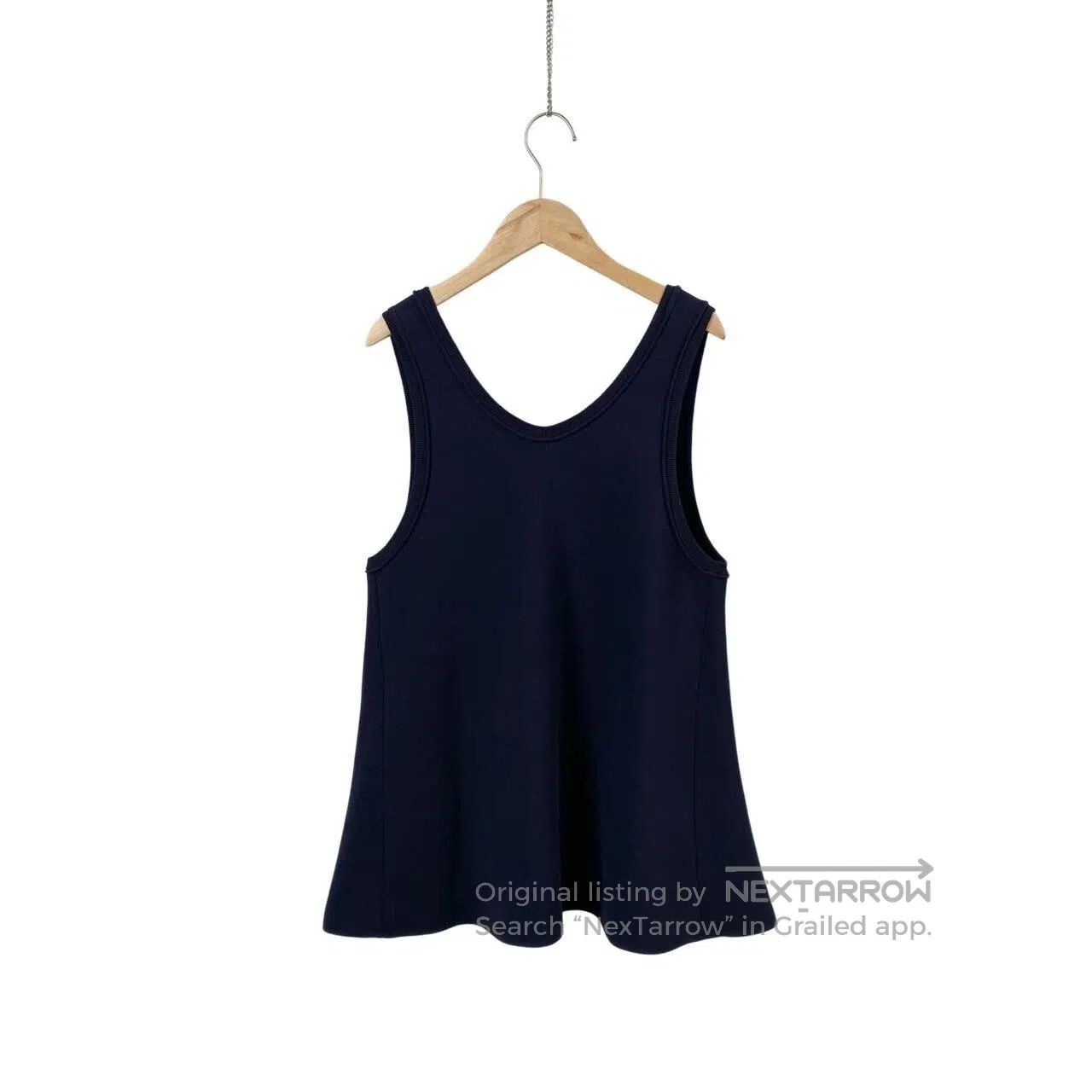 Louis Vuitton Louis Vuitton Blue embossed three-flower vest| Size S / US 4 / IT 40 - 2 Thumbnail