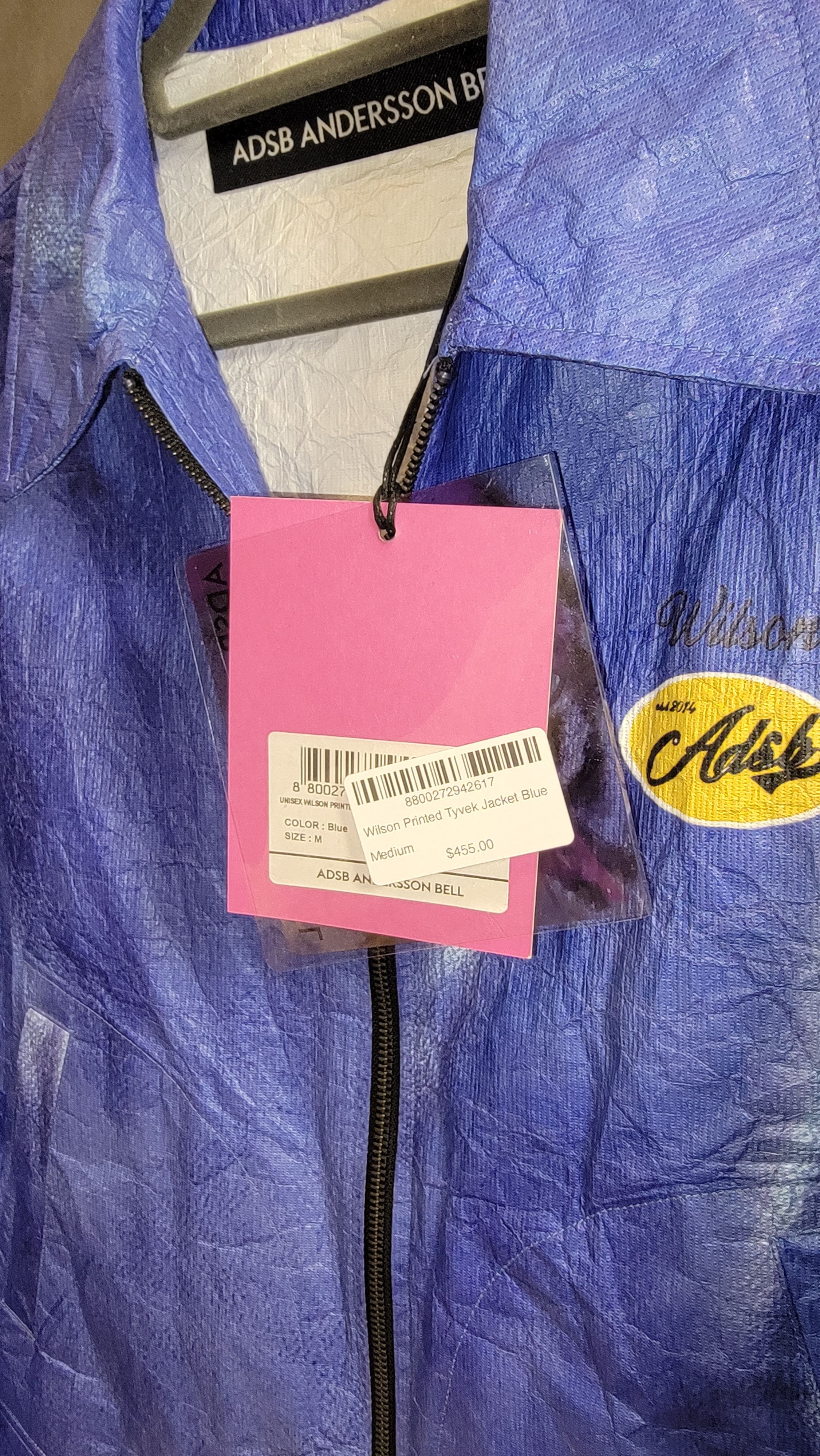 Andersson Bell Andersson Bell Blue Wilson Printed Tyvek Jacket Size US M / EU 48-50 / 2 - 3 Thumbnail