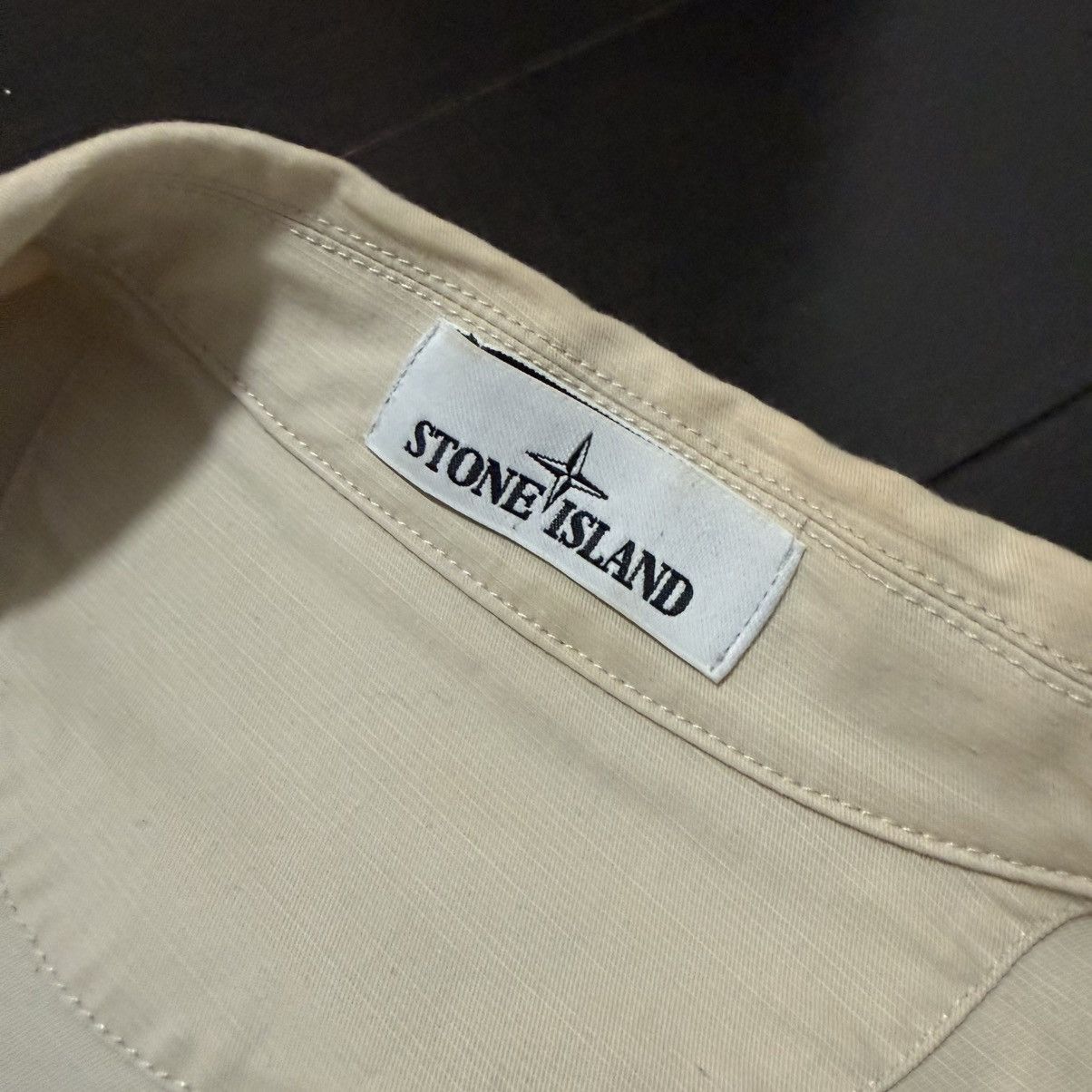 Stone Island Stone Island Garment Dyed Zip Shirt Size US XL / EU 56 / 4 - 3 Thumbnail