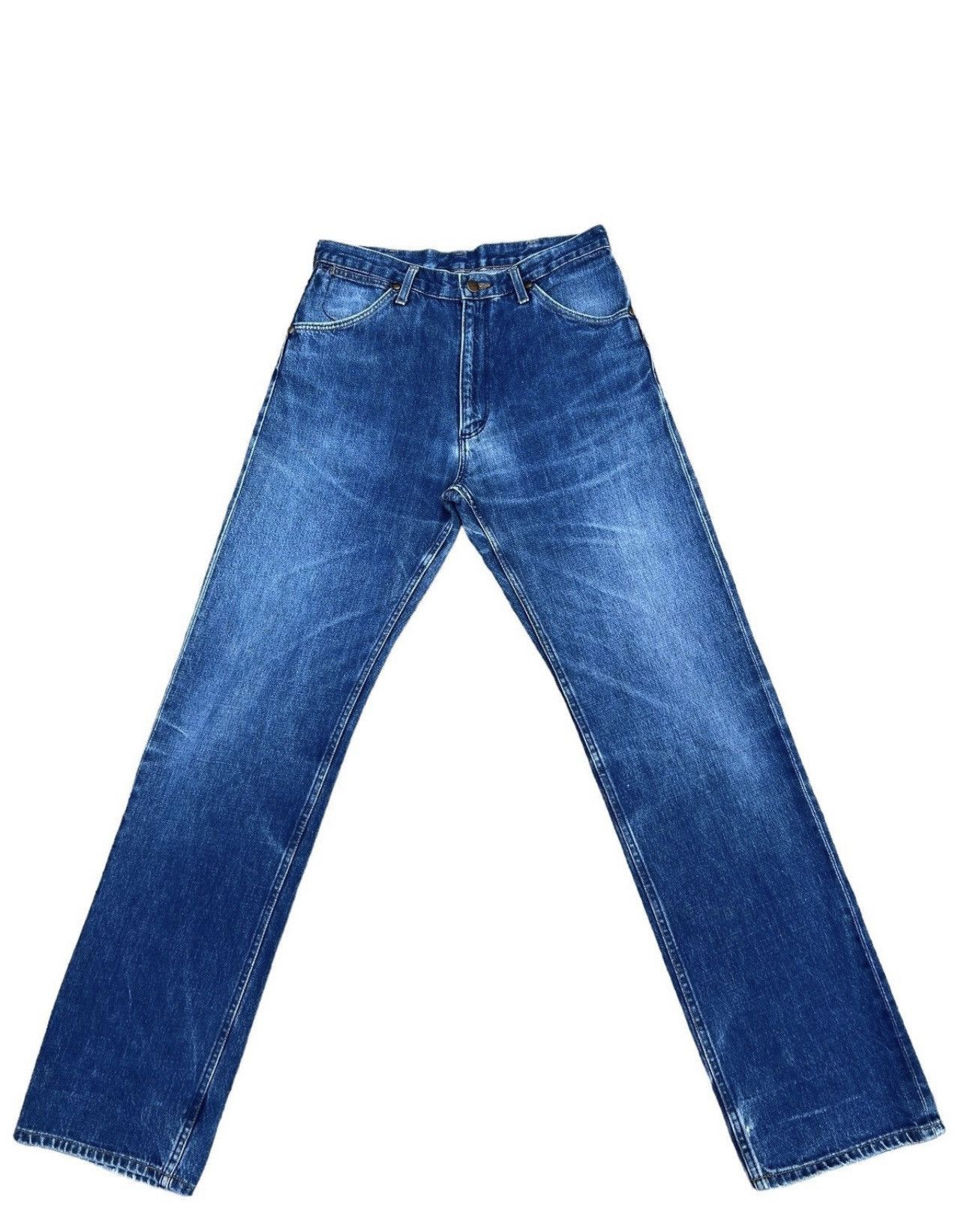 Vintage Vintage Wrangler Blue Bell Blue Denim Selvedge Jeans Size US 31 - 3 Thumbnail