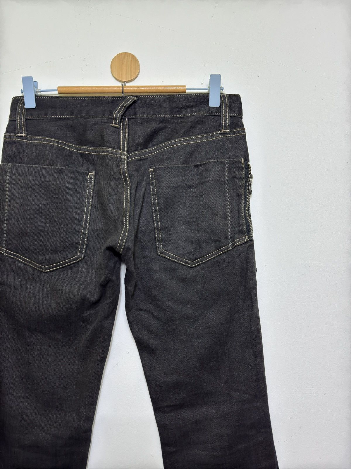 PPFM Vintage PPFM Japan Multi-Zipper Low Rise Punk Denim Pants Size US 28 / EU 44 - 9 Thumbnail