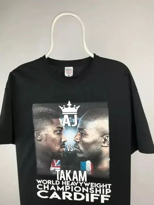 Band Tees Takam world heavyweight championship Cardiff T-shirt UFC Size US XL / EU 56 / 4 - 3 Thumbnail