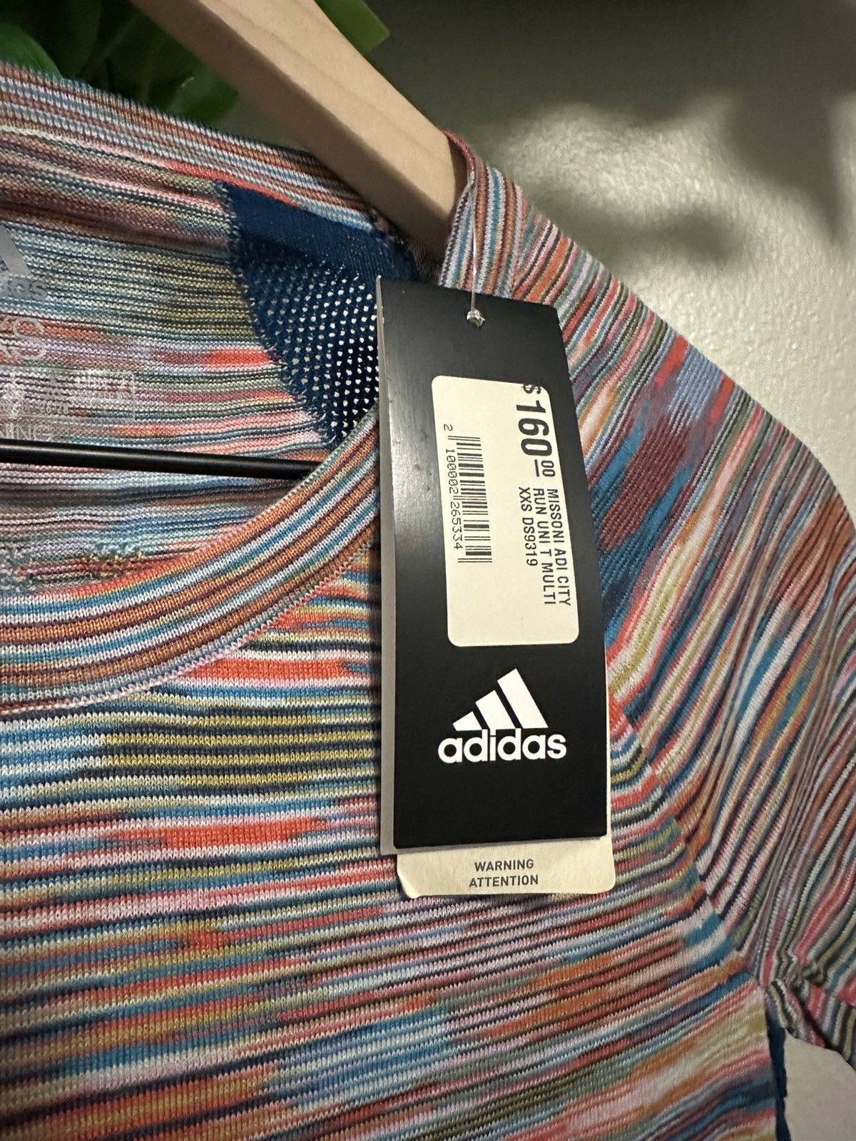 Adidas × Missoni NWT adidas x Missoni Womens City Runners Unite Tee 2XS Size XXS / US 00 / IT 34 - 2 Thumbnail