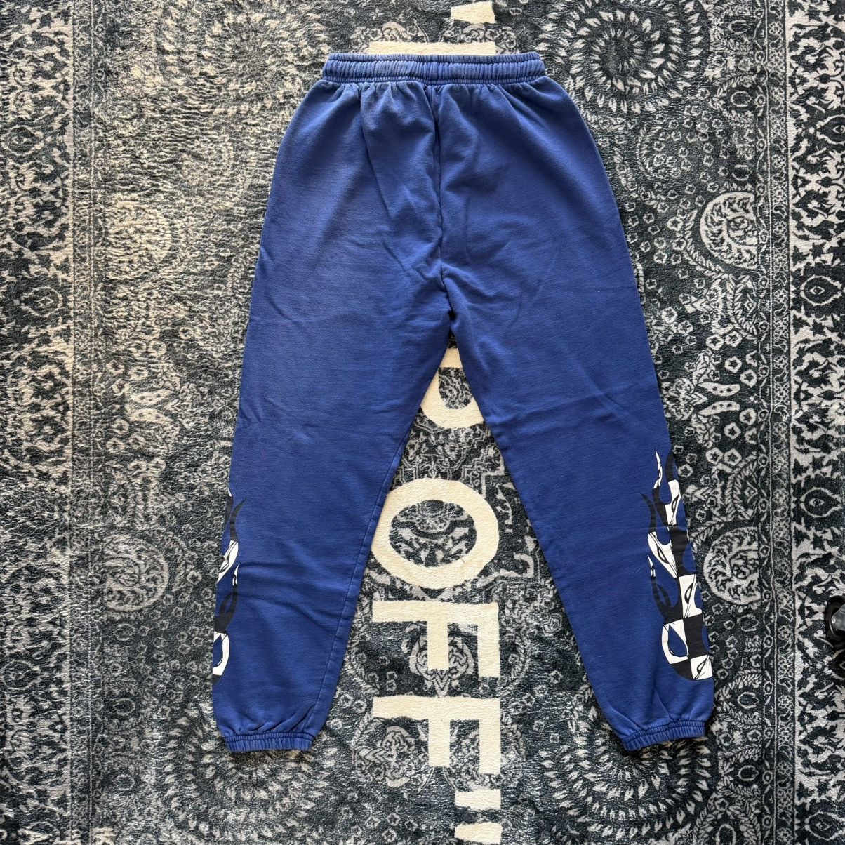 Chrome Hearts Chrome Hearts Matty Boy Space Blue Sweatpants Size US 30 / EU 46 - 2 Thumbnail