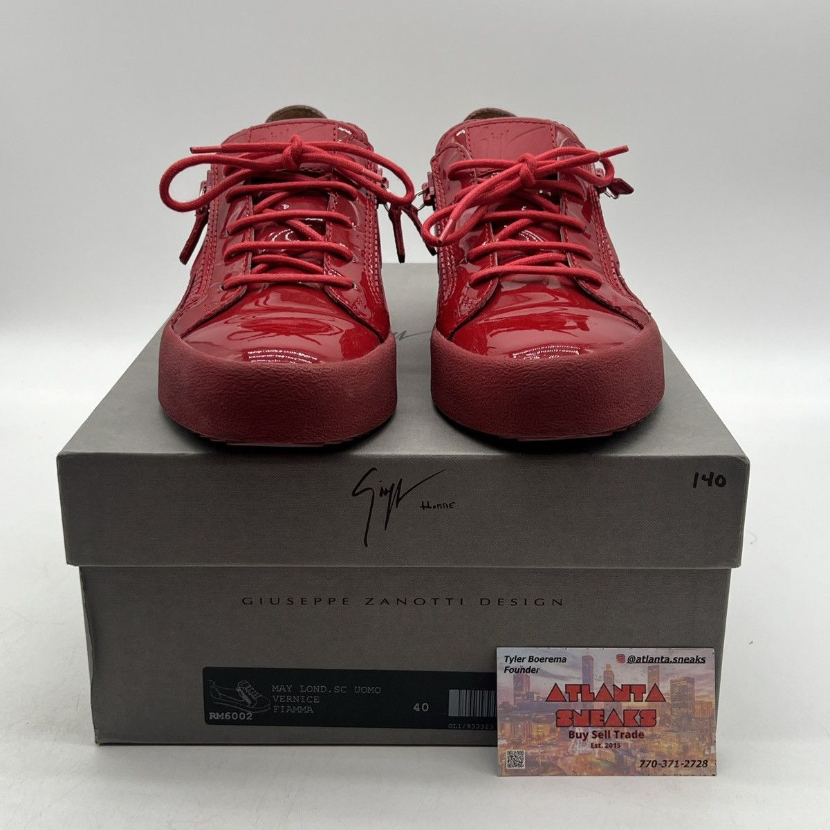 Giuseppe Zanotti Giuseppe Zanotti Men's Low Top Sneakers Size US 7 / EU 40 - 2 Thumbnail