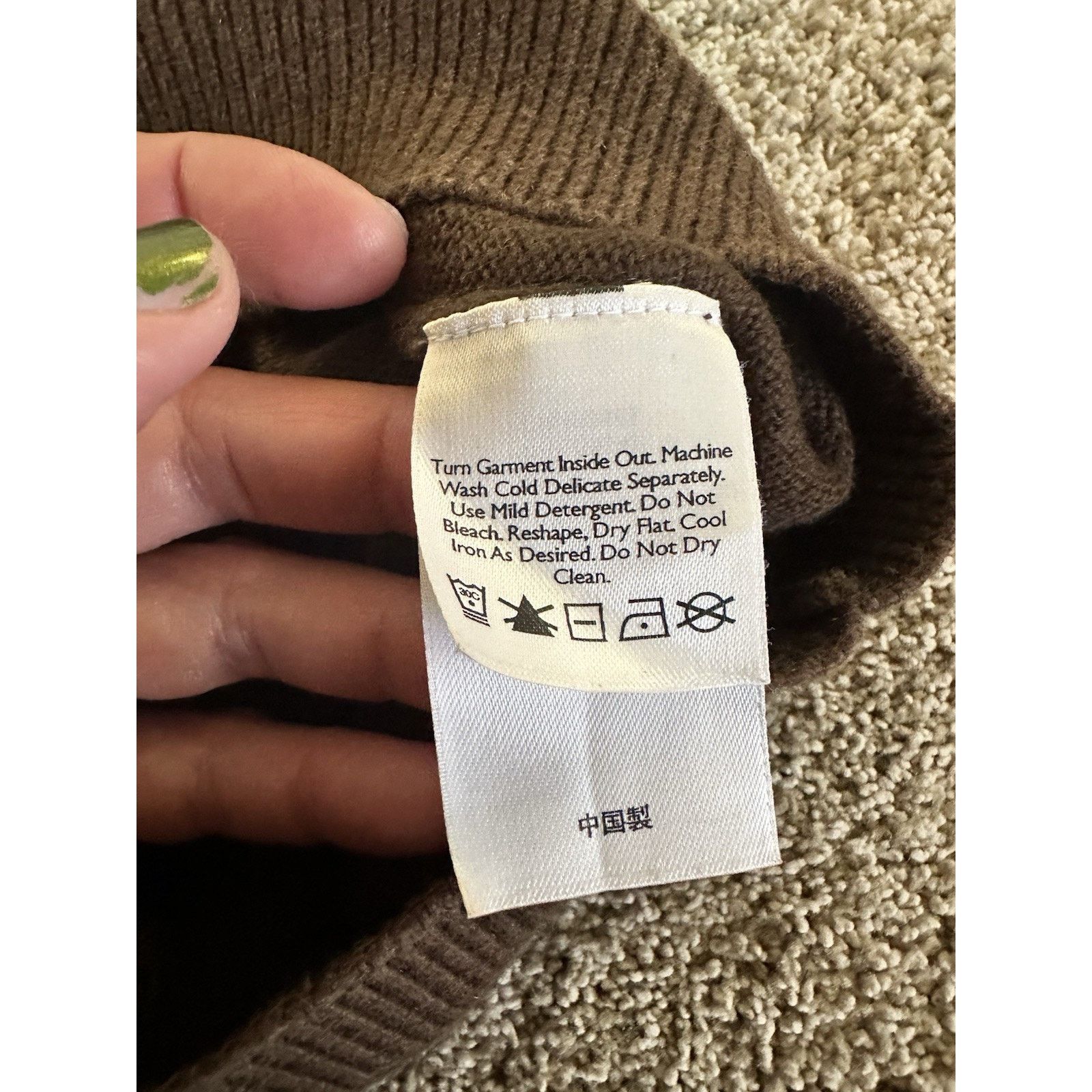 Eddie Bauer Mens Eddie Bauer Quarter Zip Cotton & Cashmere XL TALL Size US XL / EU 56 / 4 - 8 Thumbnail
