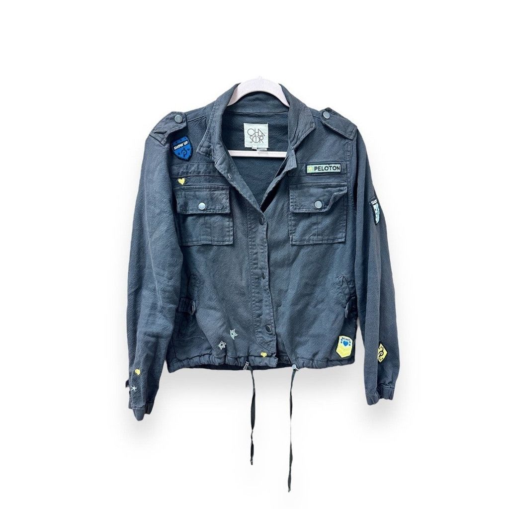 Chaser Brand Chaser x Peloton Green Military Jacket Size S / US 4 / IT 40 - 1 Thumbnail