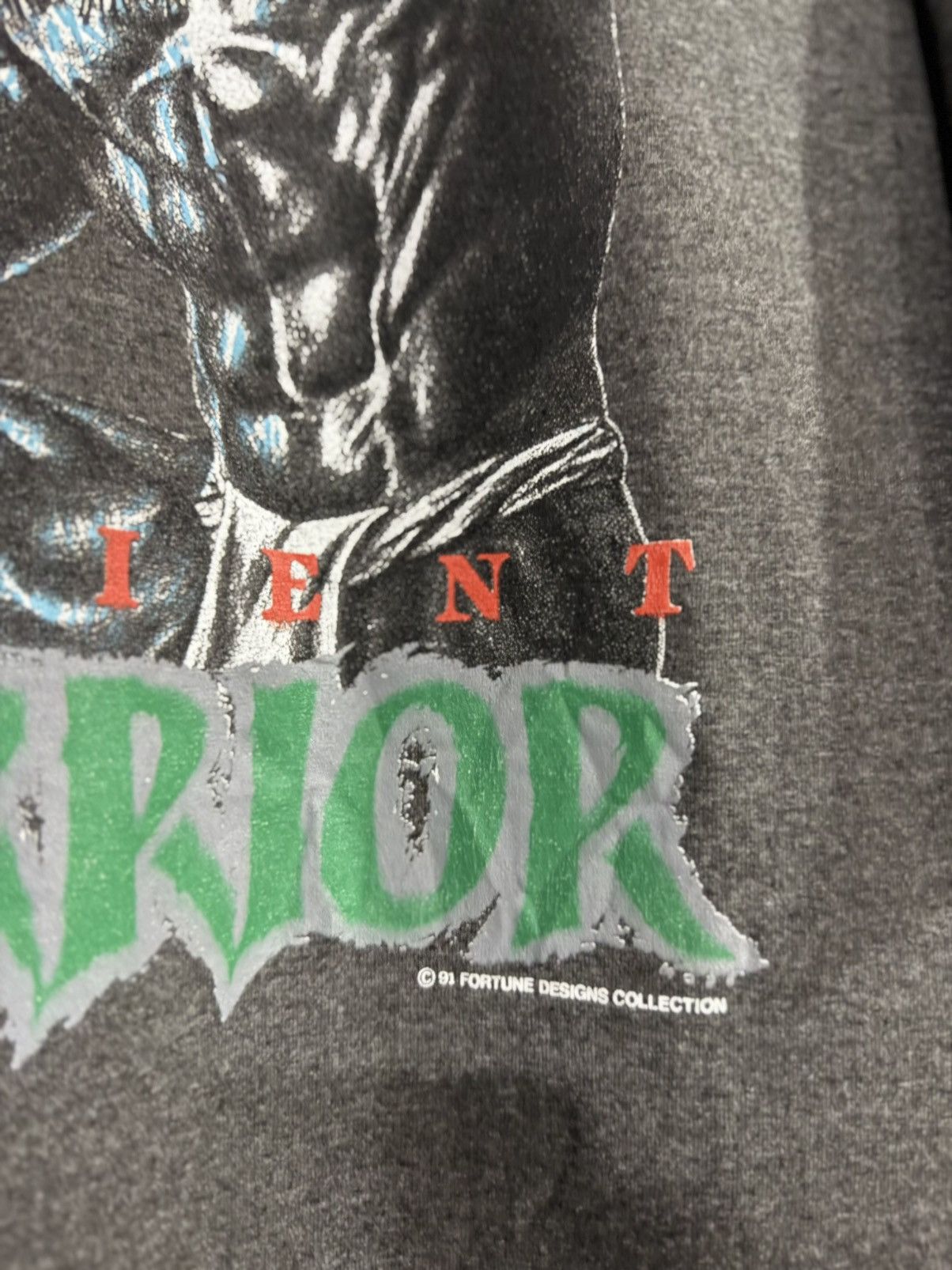 Other Vintage 90s Hawaiian Strength Ancient Warrior Oversize Tee Size US XXL / EU 58 / 5 - 3 Thumbnail