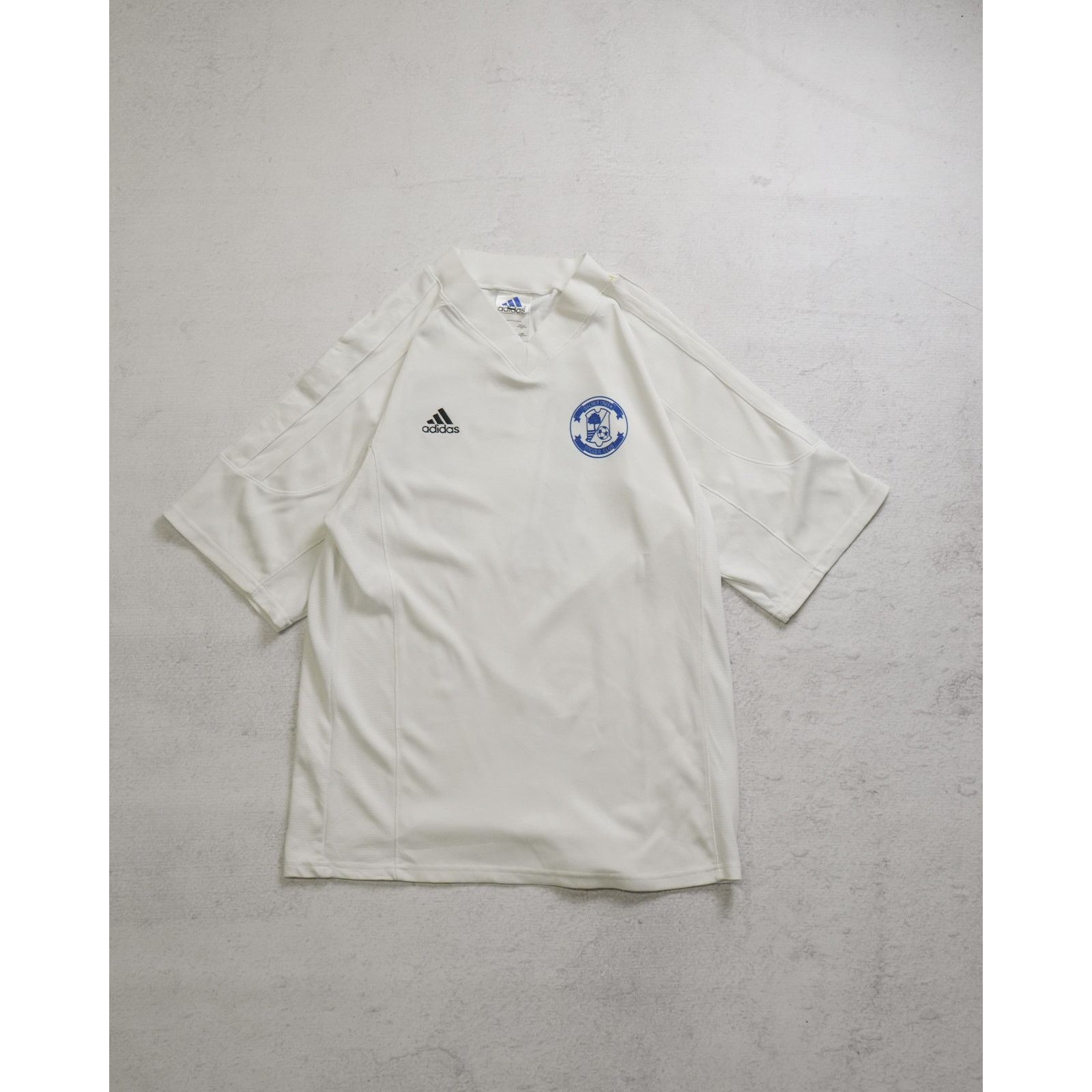 Adidas Vintage 00s Adidas Soccer White Jersey - Men's Small Size US S / EU 44-46 / 1 - 1 Thumbnail