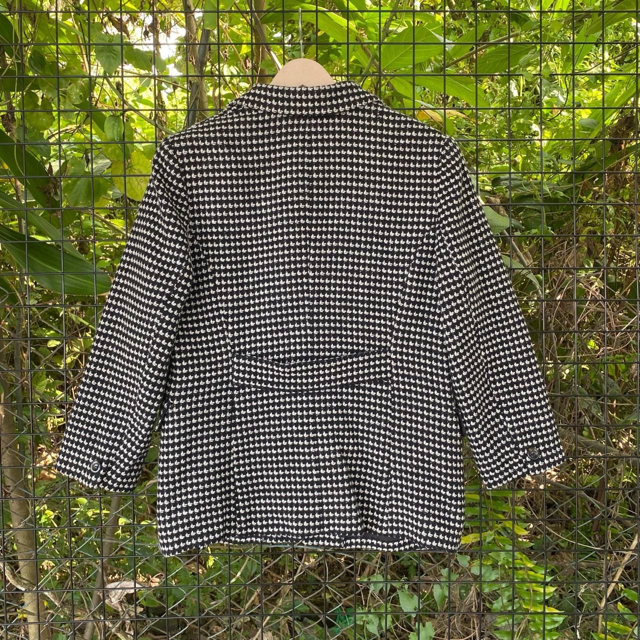 Lancel × Vintage Vintage Lancel Wool Coat Jacket Size M / US 6-8 / IT 42-44 - 7 Thumbnail