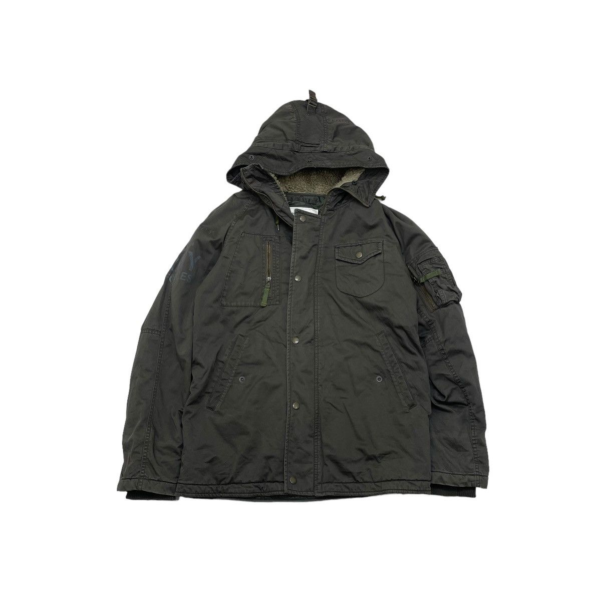 Japanese Brand Japanese Brand Purple And Yellow Hooded Jacket Size US M / EU 48-50 / 2 - 1 Thumbnail