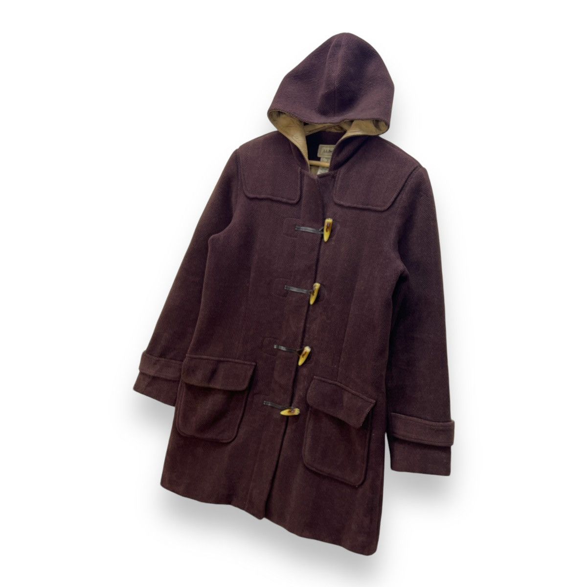 L.L. Bean 🔥 vtg L.L BEAN HERRINGBONE DUFFLE COAT - S Size S / US 4 / IT 40 - 2 Thumbnail